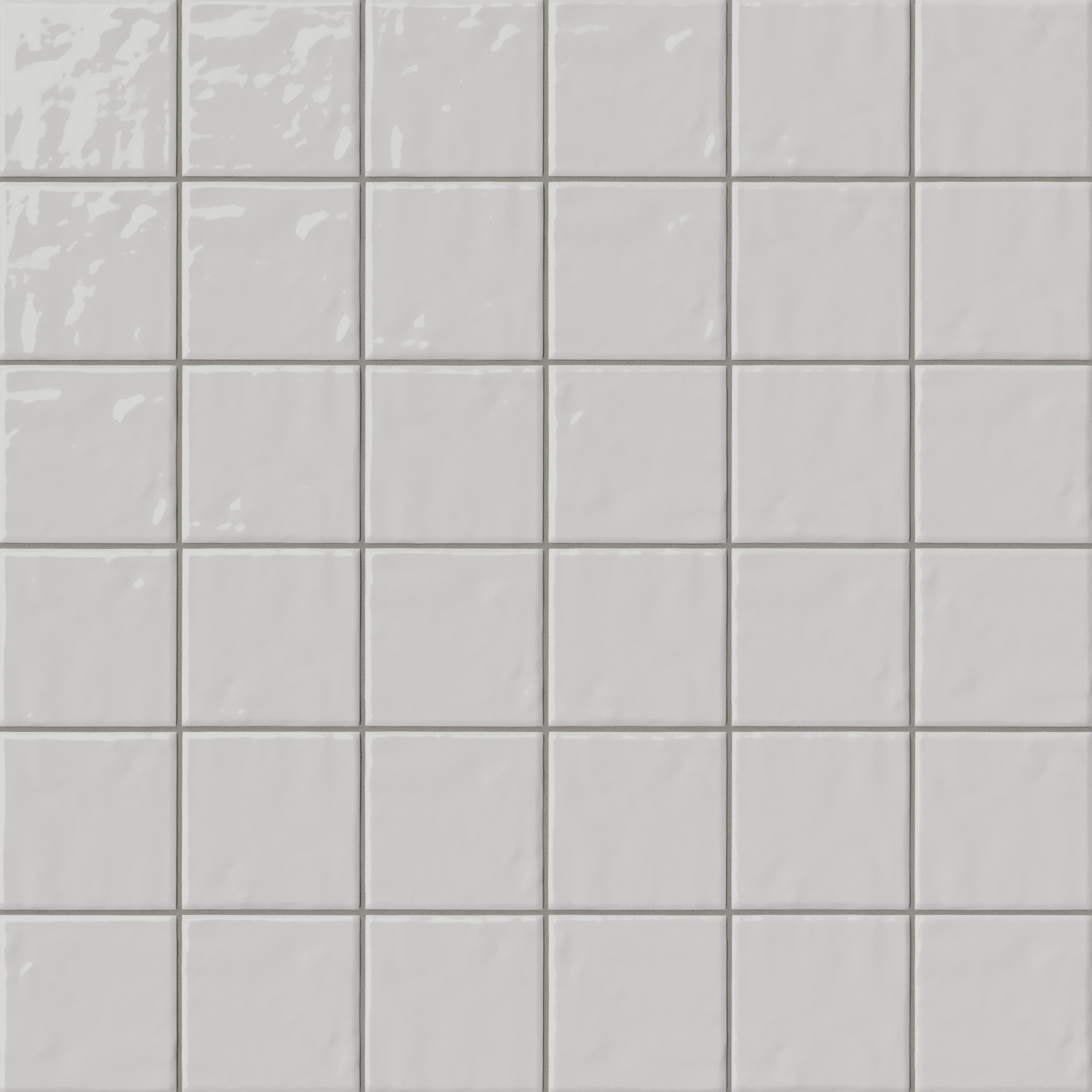Mila 4x4 Glossy Ceramic Tile in Eggshell