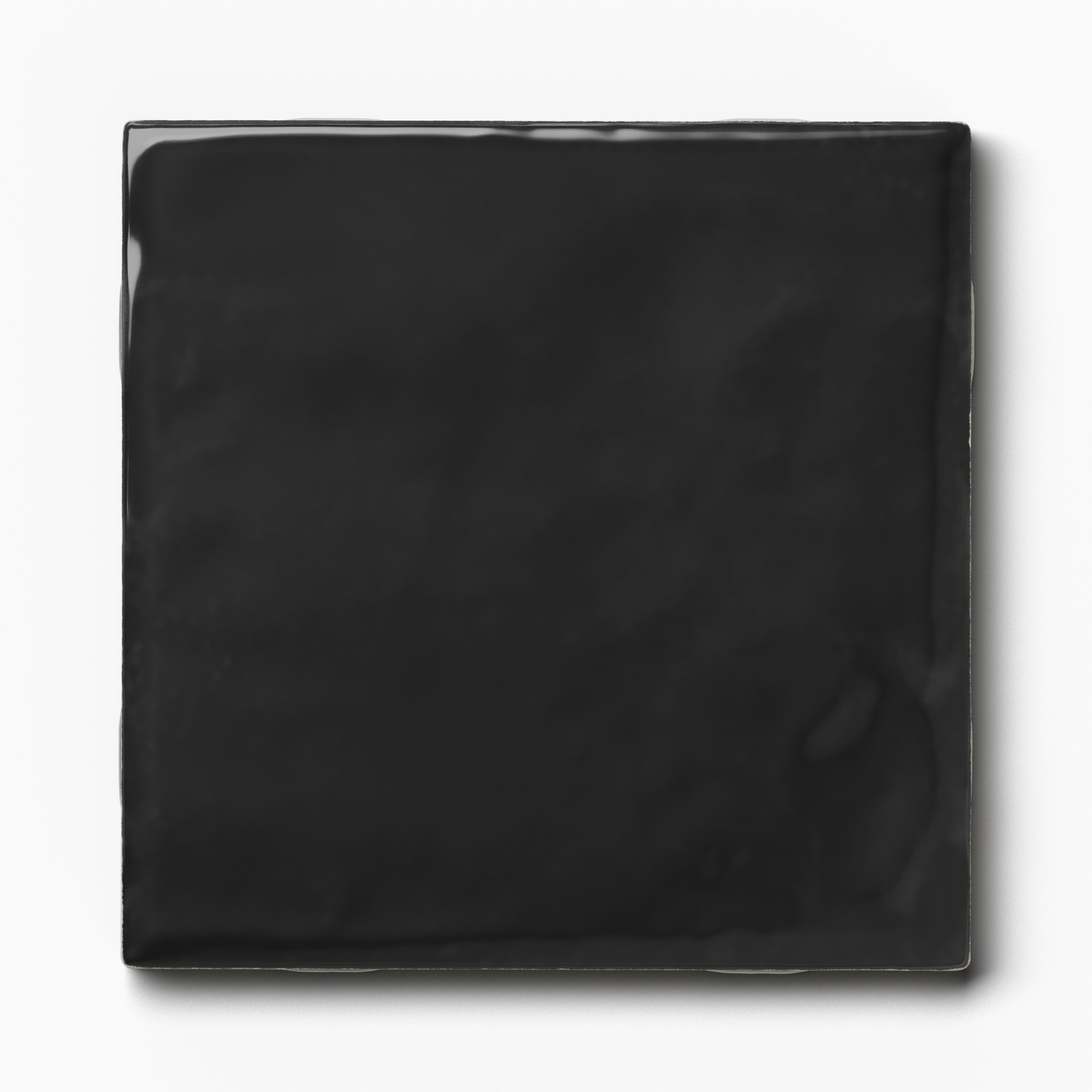 Mila 4x4 Glossy Ceramic Tile in Ink