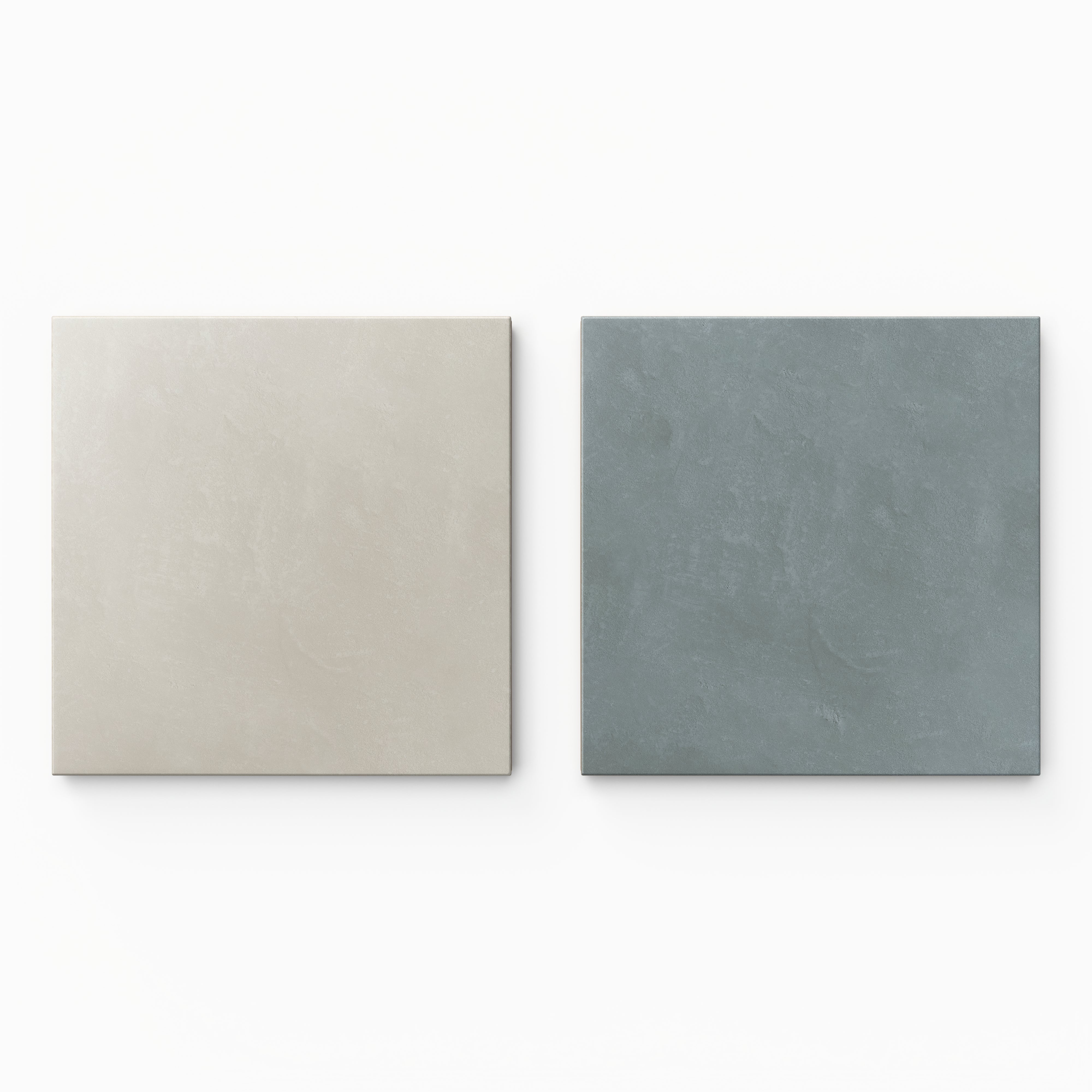 Isabel 6 x 6 Checkerboard Matte Porcelain Tile in Silverstone and Saltwater