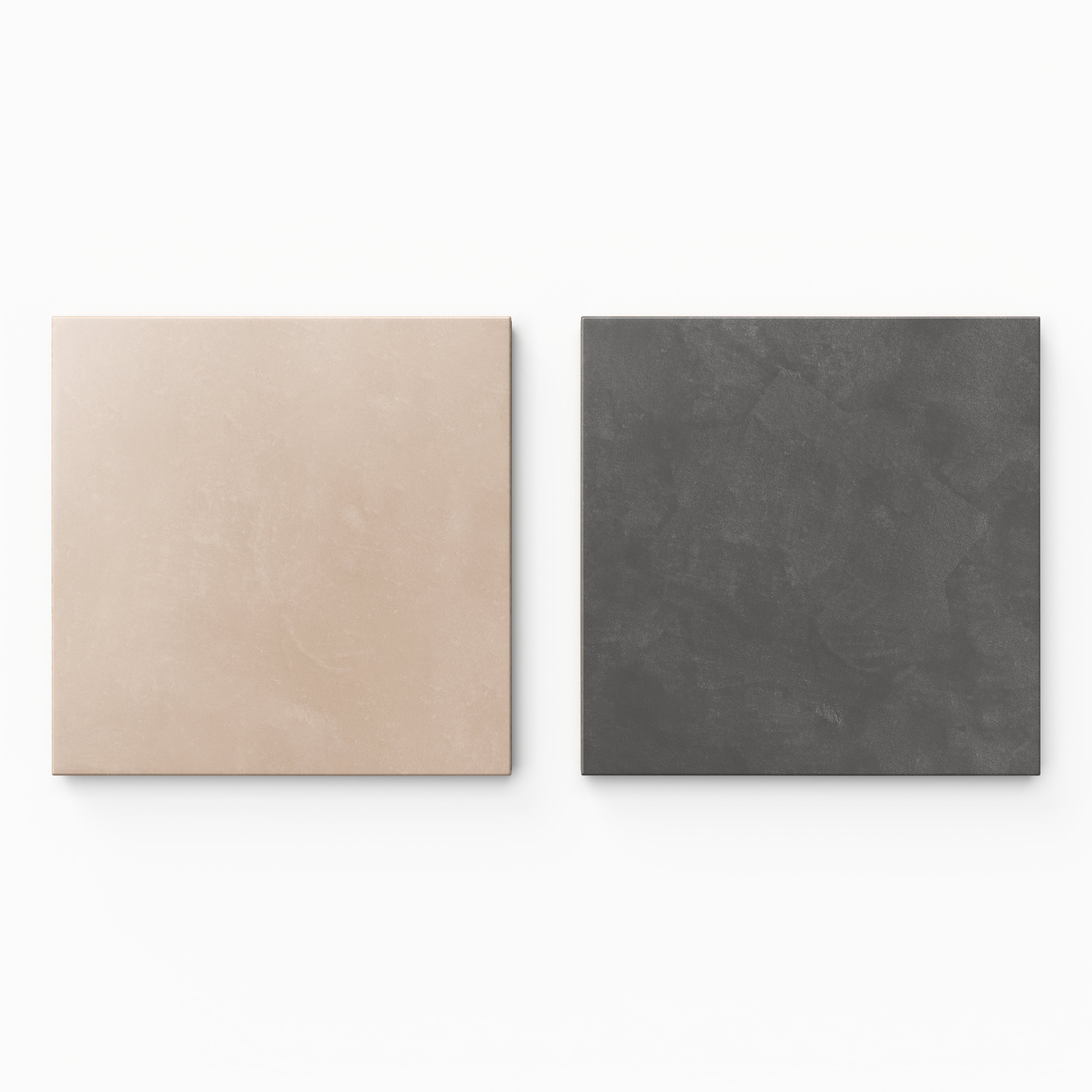 Isabel 6 x 6 Checkerboard Matte Porcelain Tile in Dusty Rose and Midnight Slate