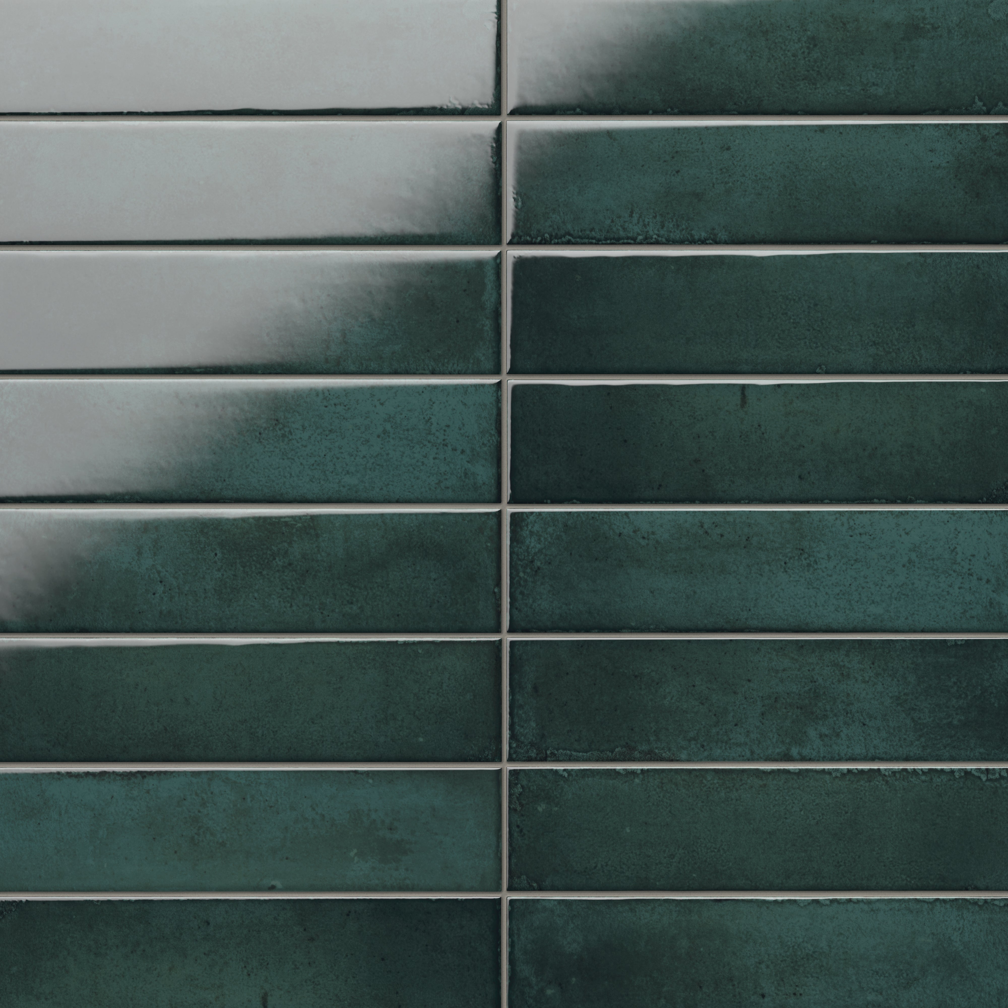 Mara 2x10 Glossy Ceramic Tile in Indigo Blue