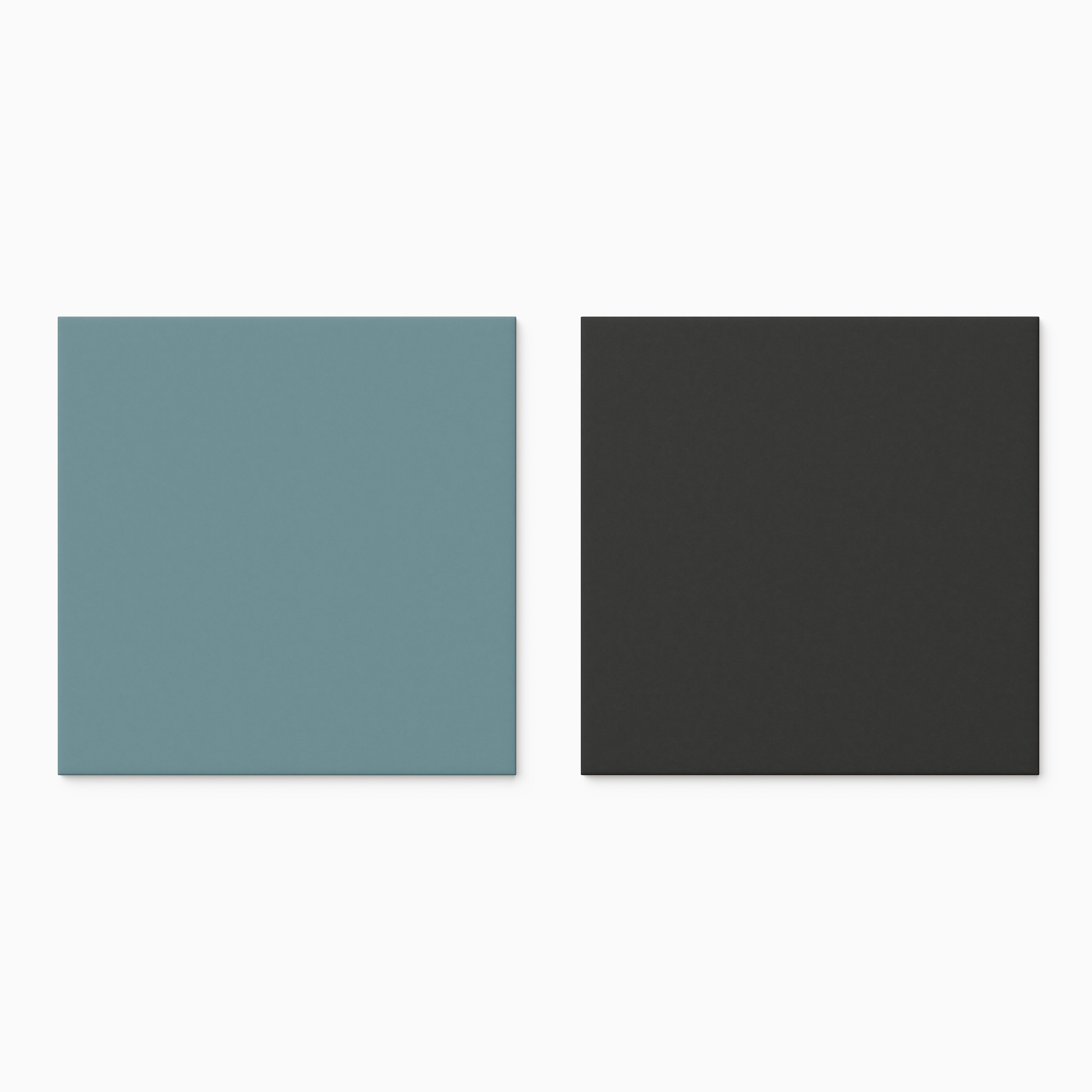Merrick 8 x 8 Checkerboard Matte Porcelain Tile in Ska Blue and Synth Black