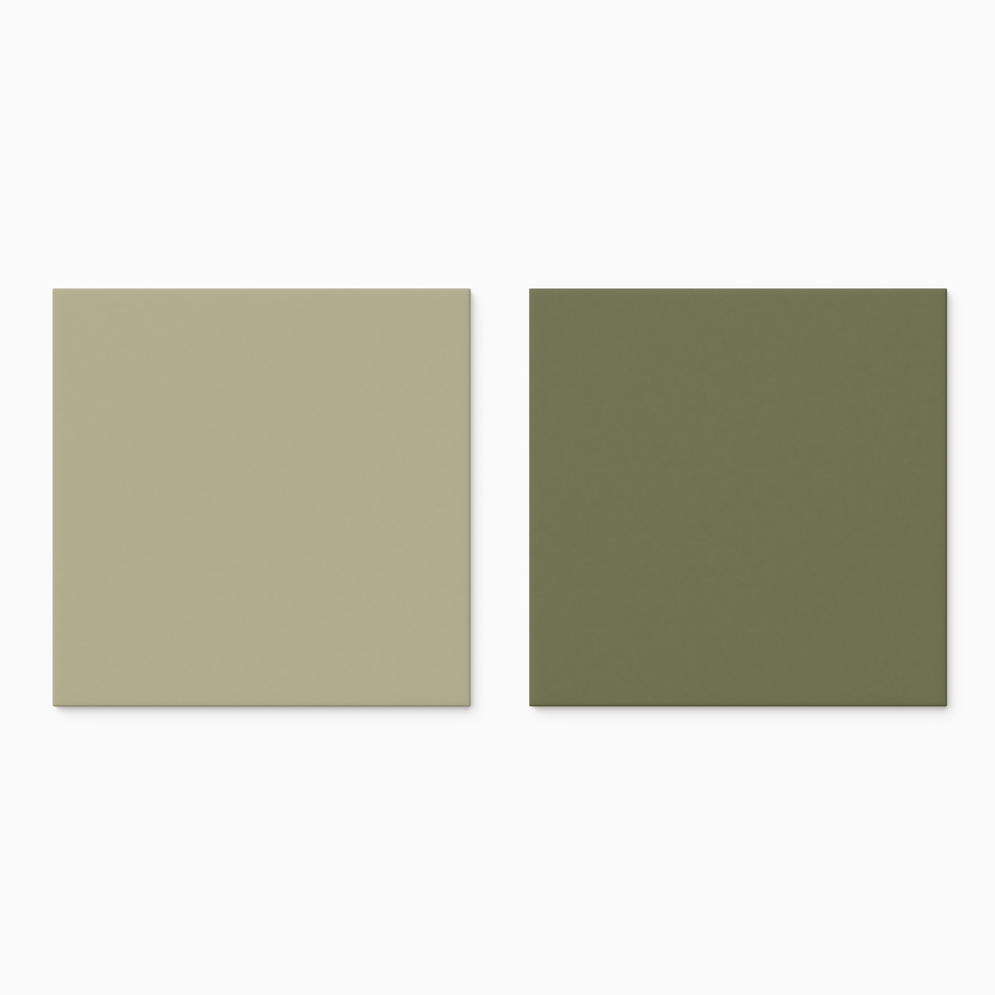Merrick 8 x 8 Checkerboard Matte Porcelain Tile in Lounge Light Green and Folk Green