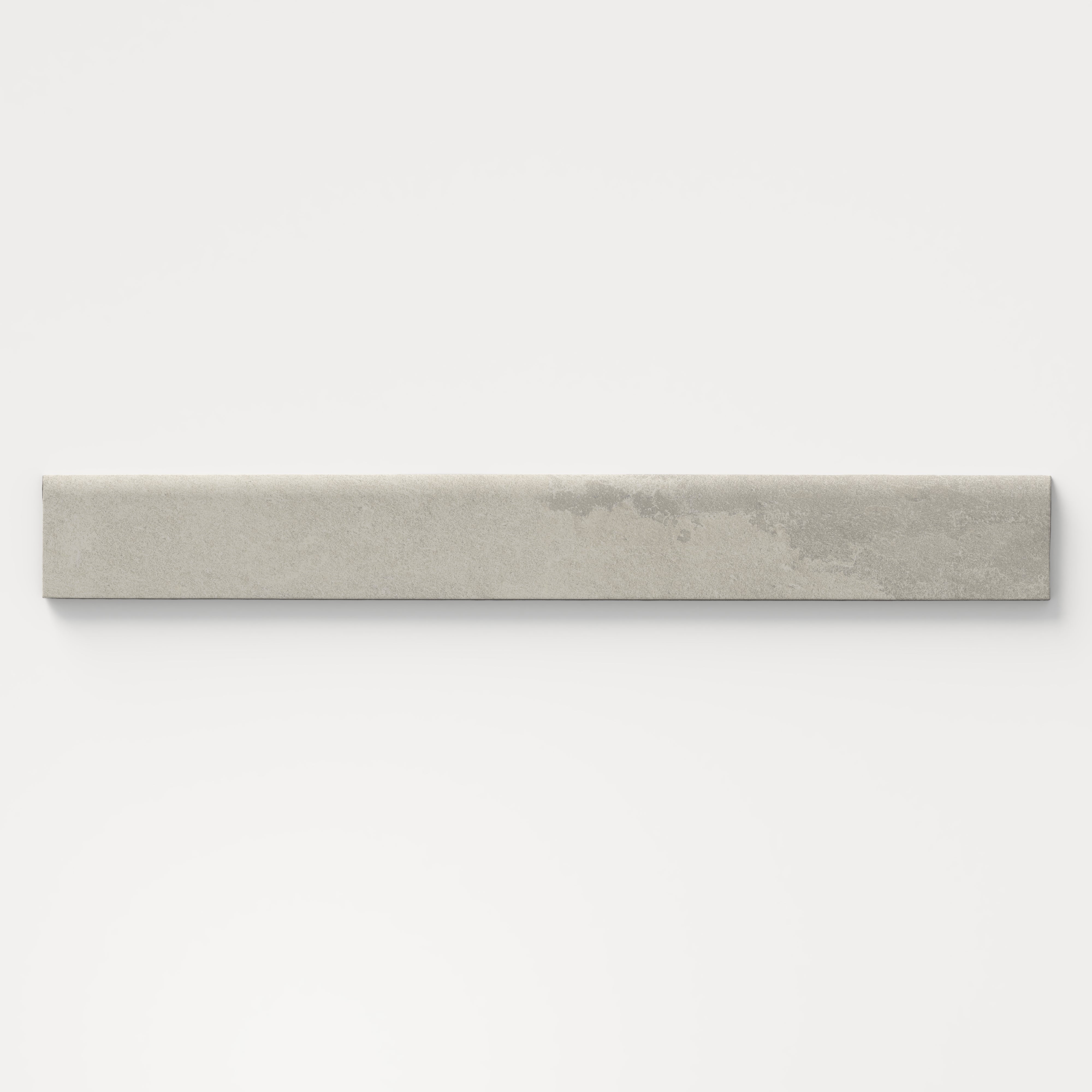 Aurora 3x24 Matte Porcelain Bullnose Tile in Grey