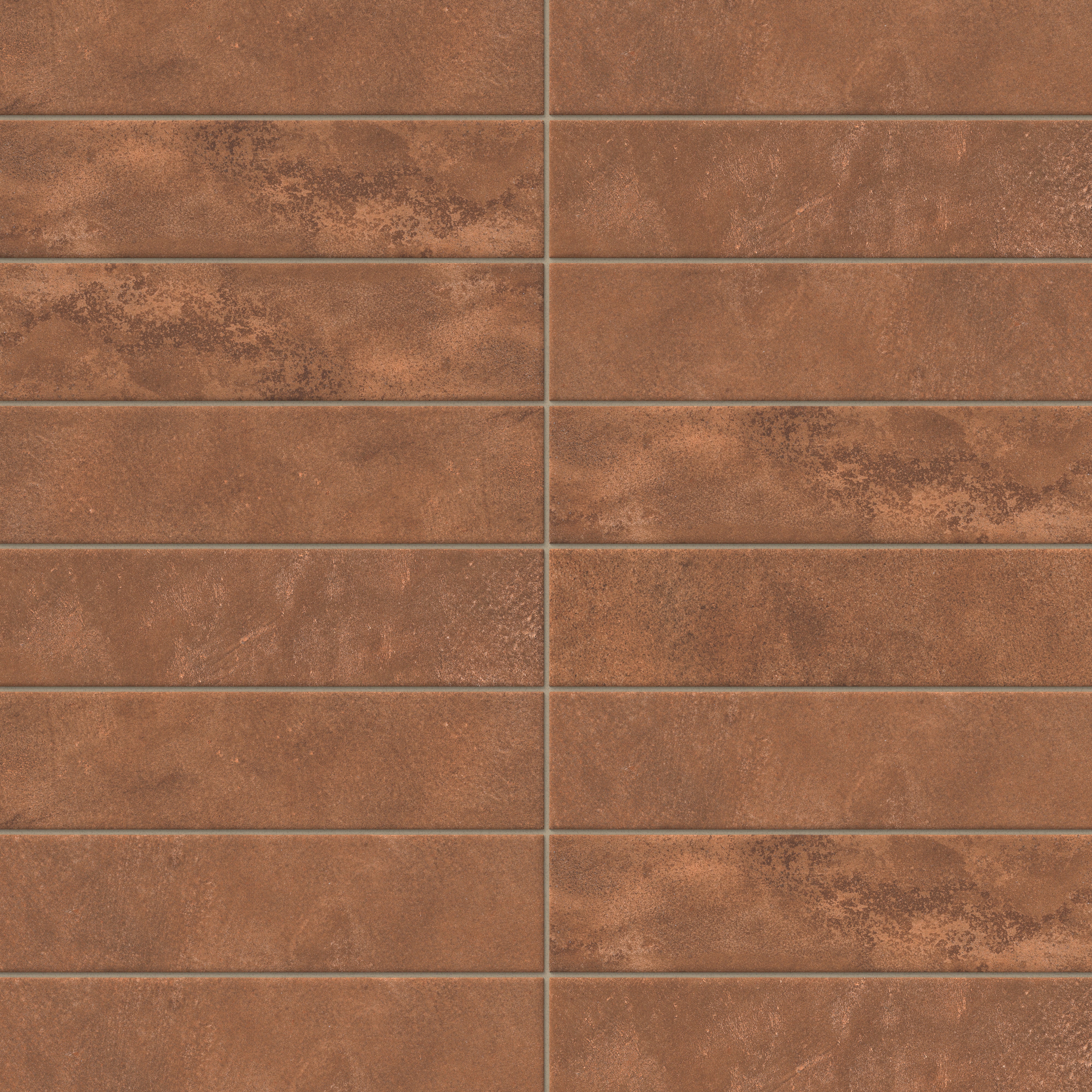 Kai 3x12 Matte Porcelain Tile in Terracotta
