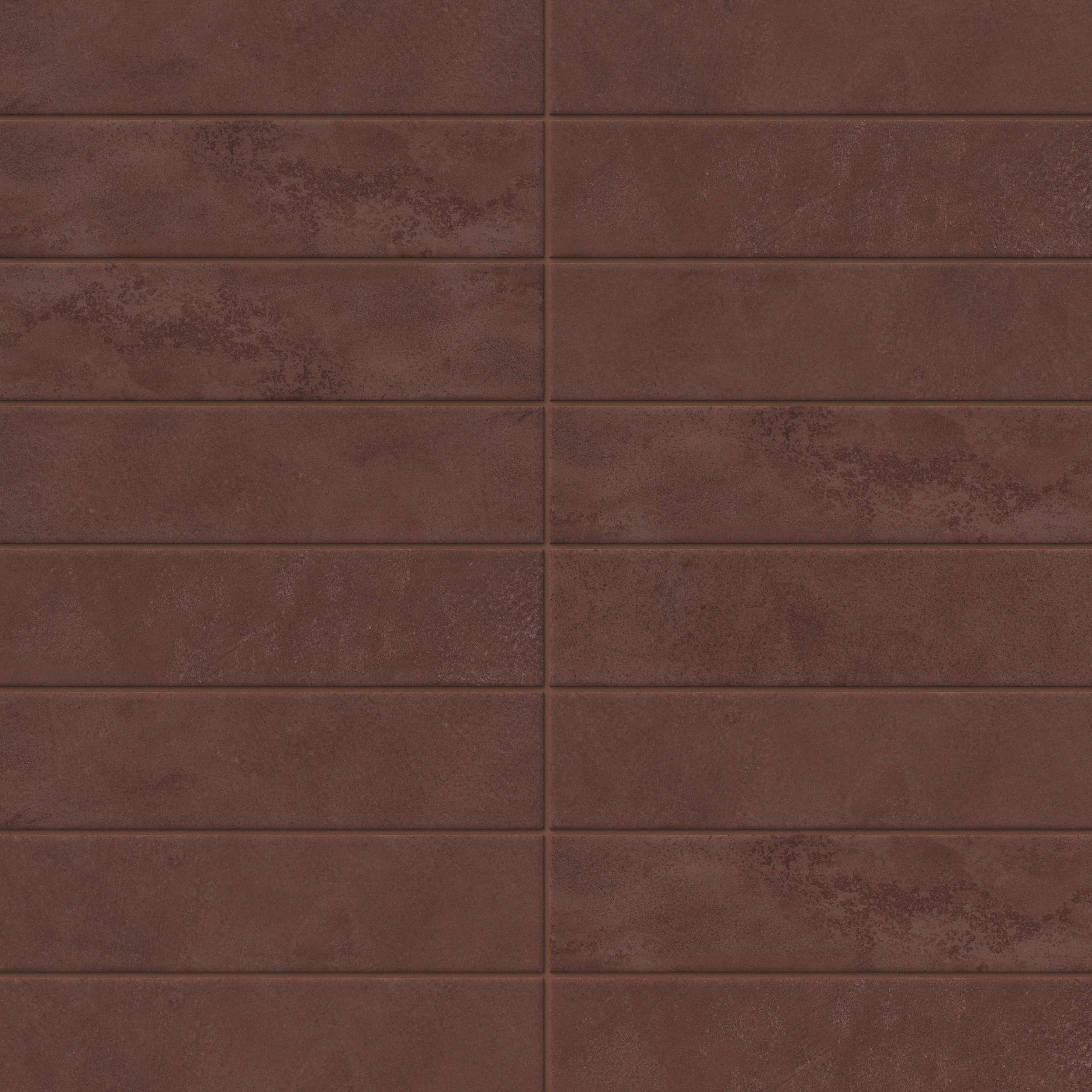 Kai 3x12 Matte Porcelain Tile in Marron