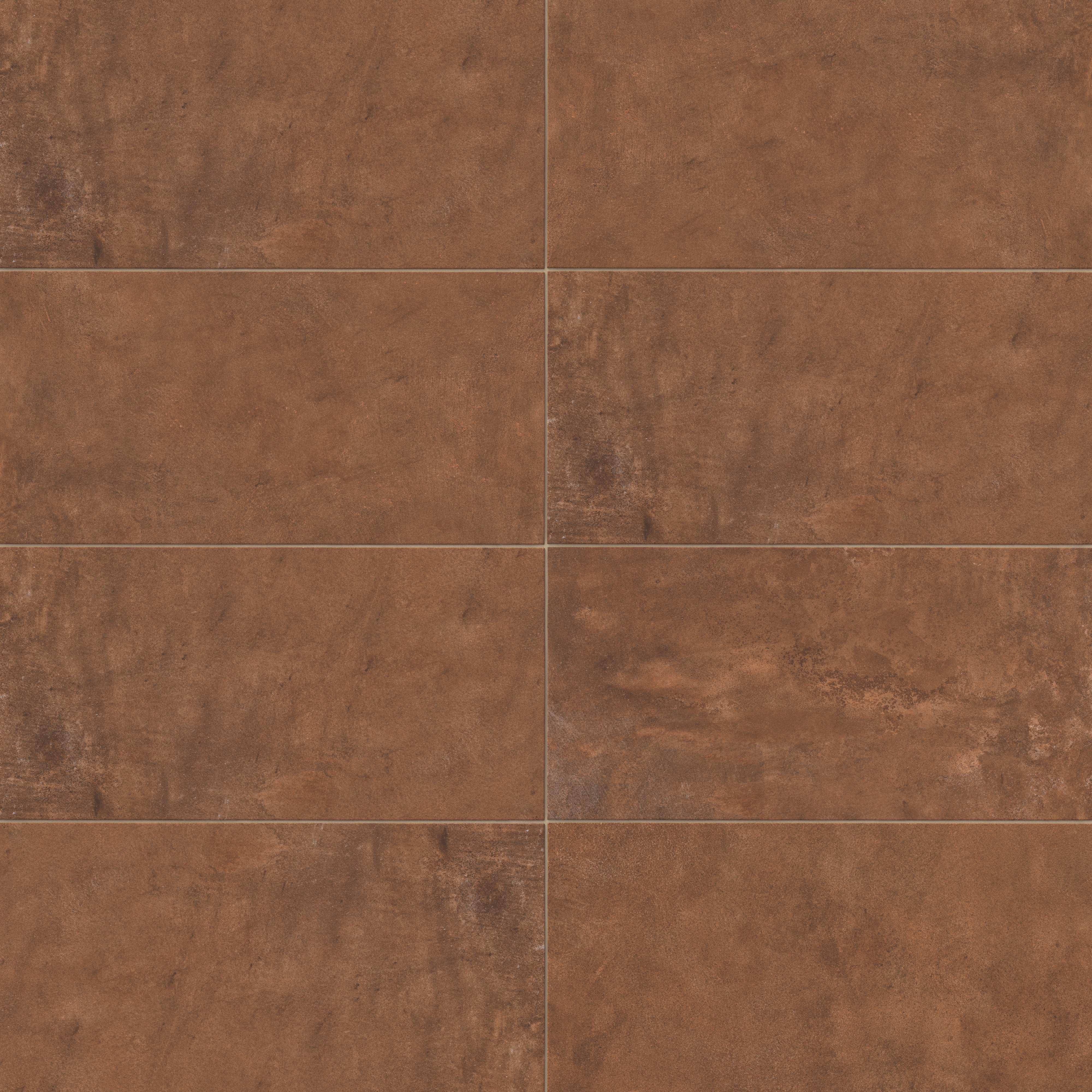 Kai 12x24 Matte Porcelain Tile in Terracotta