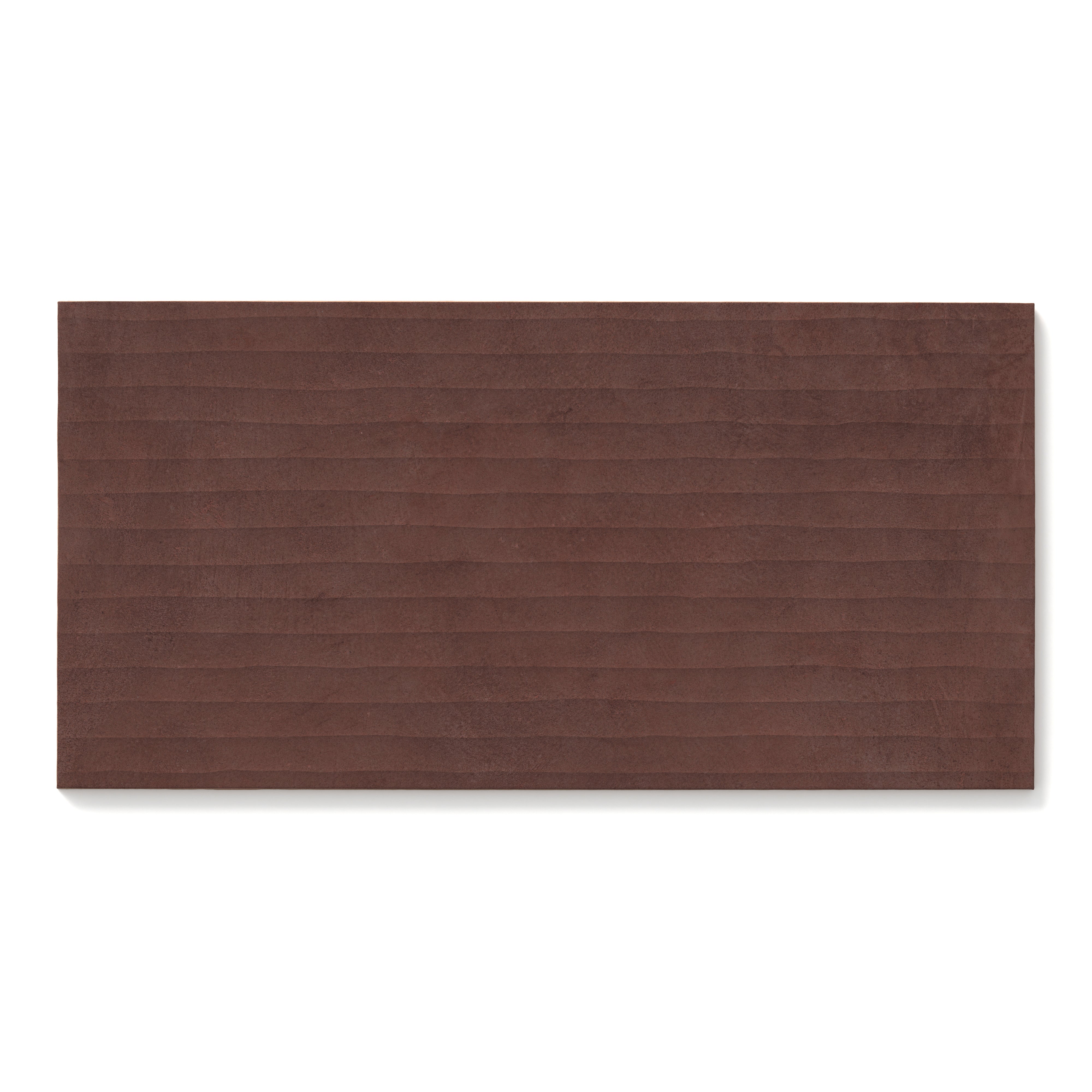 Kai 12x24 Flute Porcelain Tile in Marron