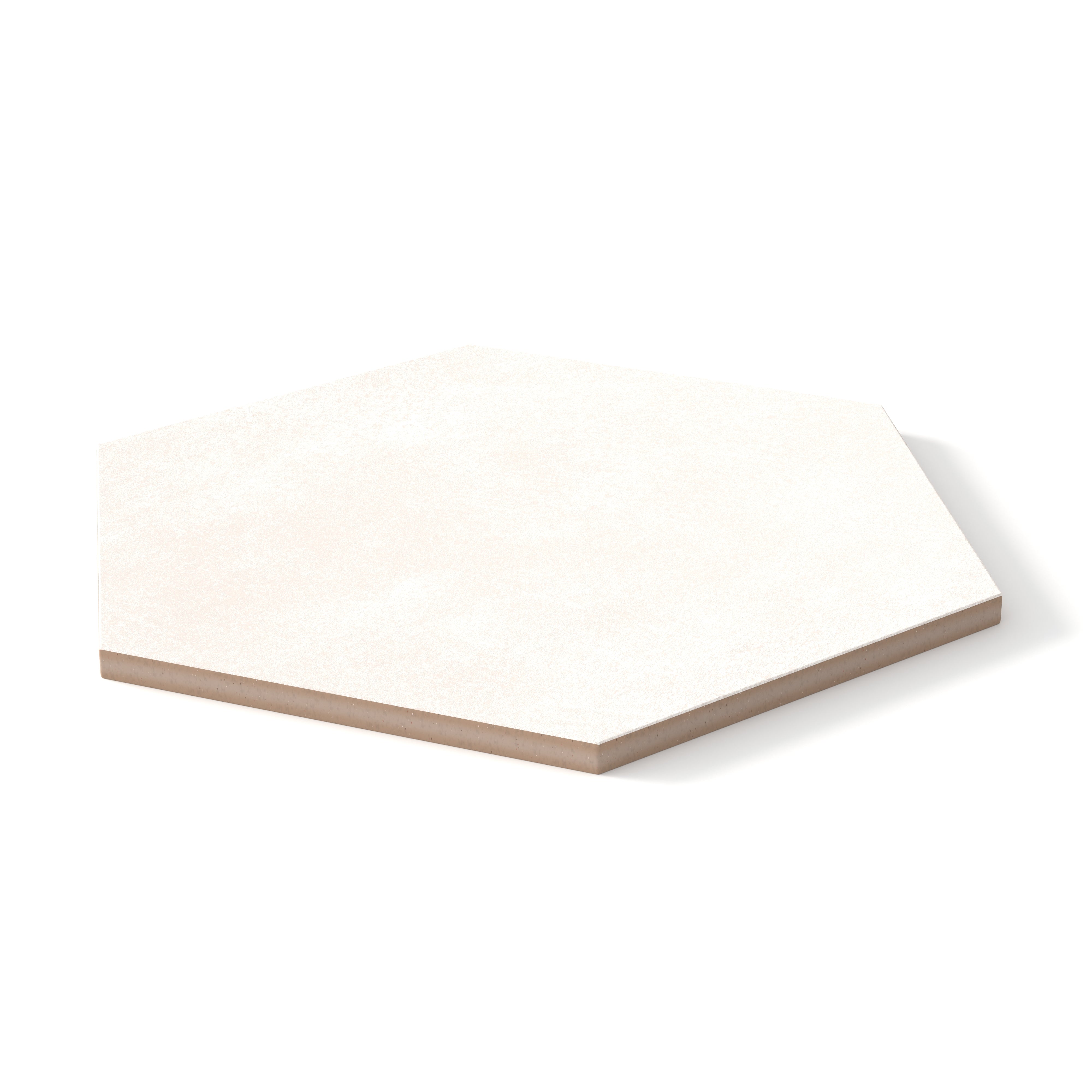 Kai 10x10 Matte Porcelain Hexagon Tile in Whisper