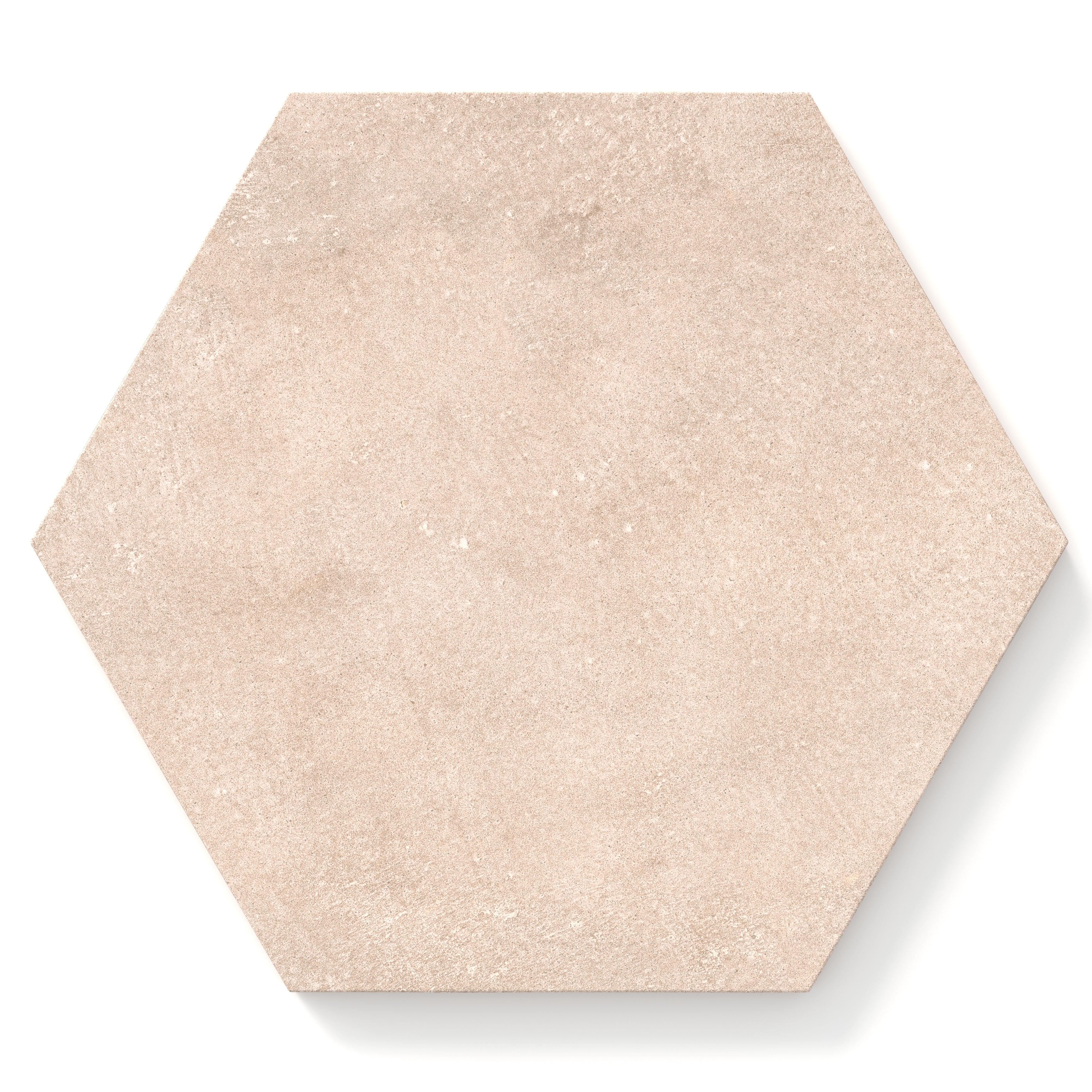 Kai 10x10 Matte Porcelain Hexagon Tile in Alabaster