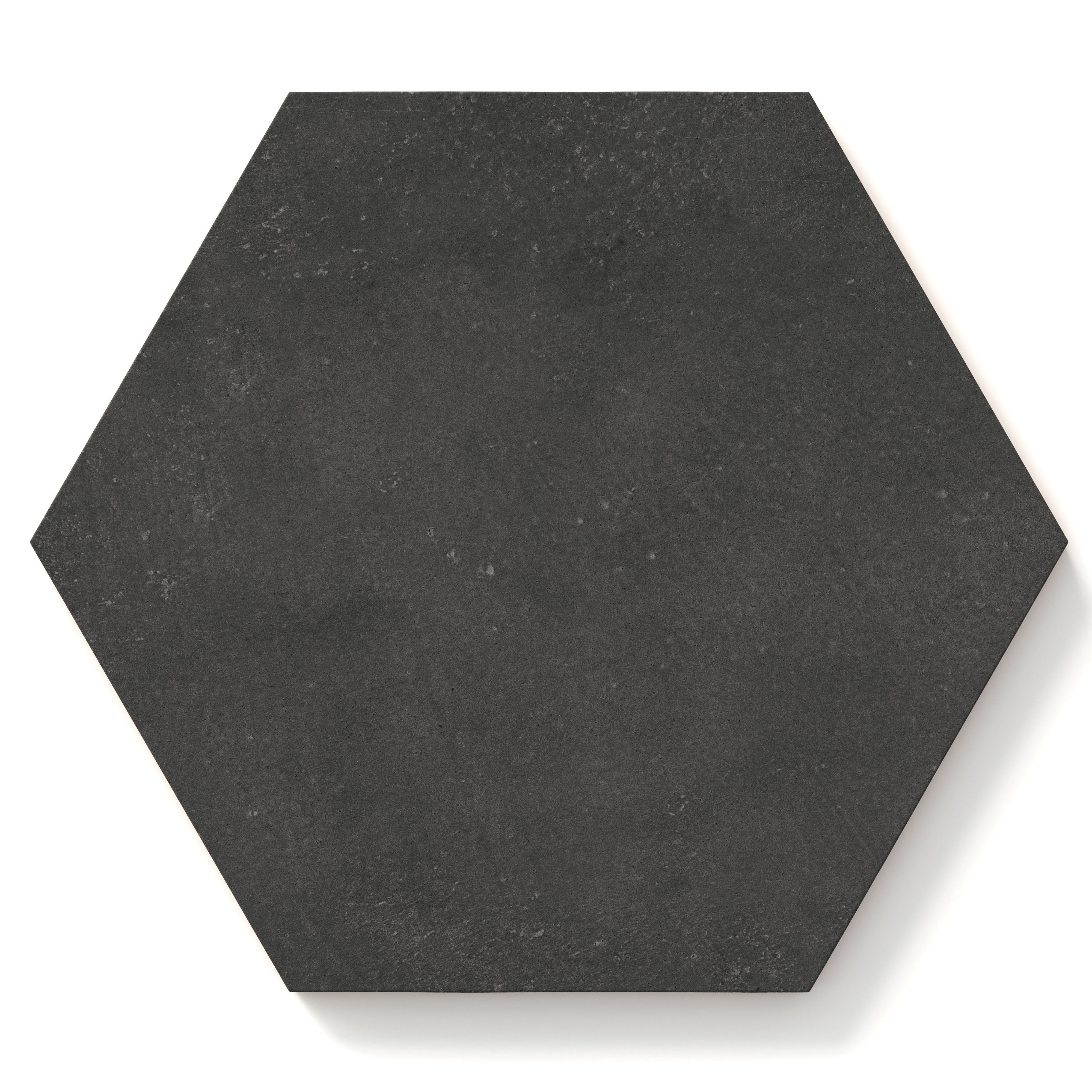 Kai 10x10 Matte Porcelain Hexagon Tile in Moka