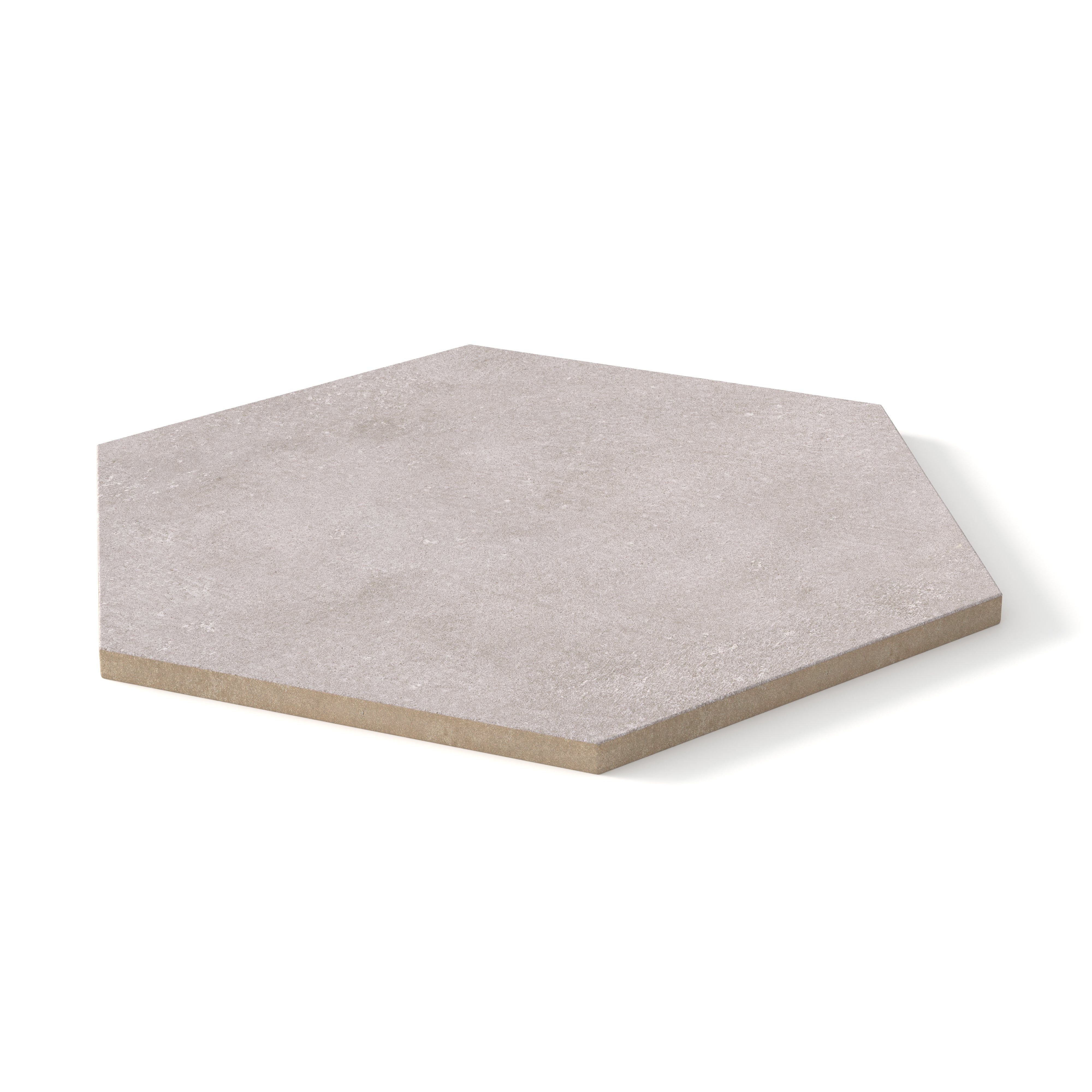 Kai 10x10 Matte Porcelain Hexagon Tile in Smoke