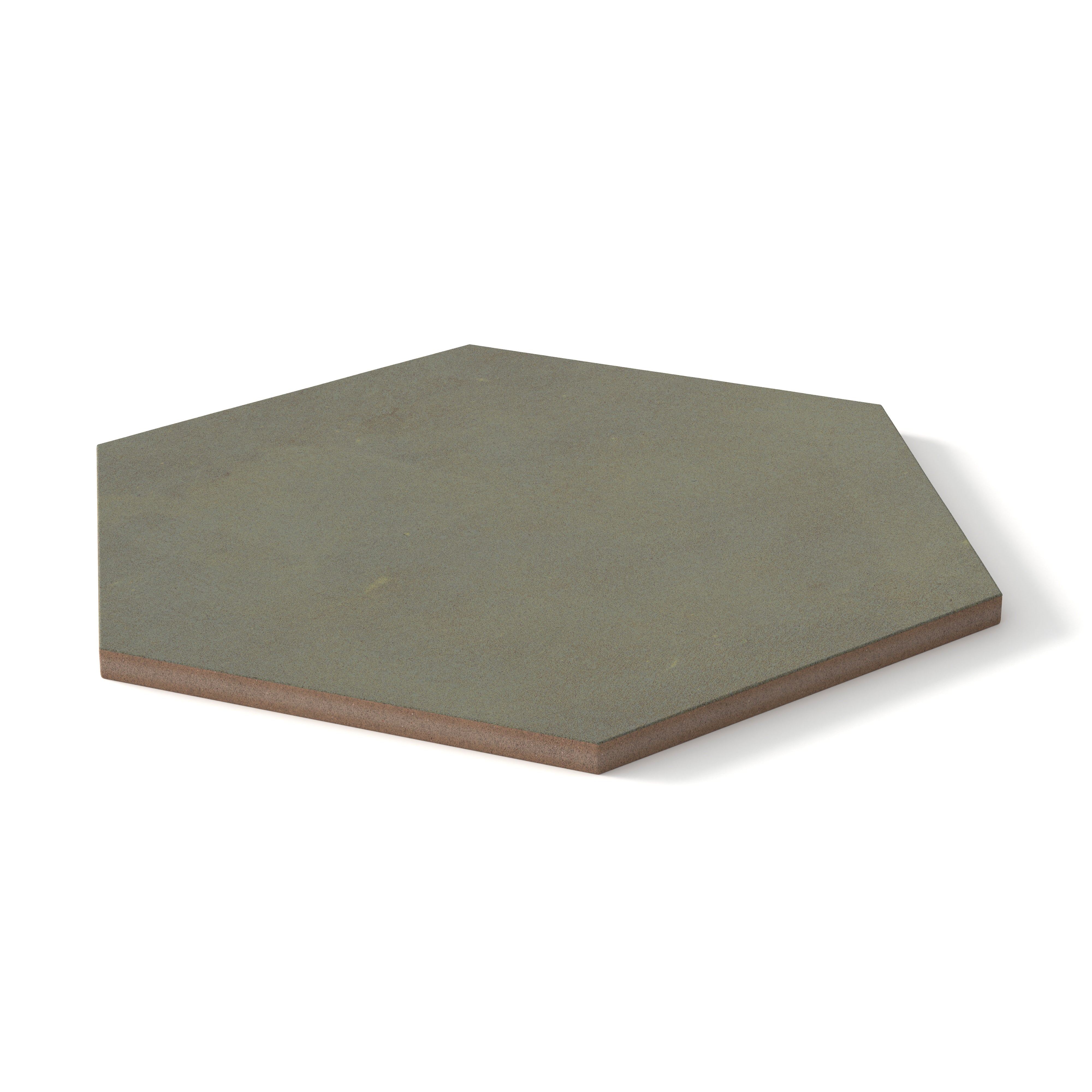 Kai 10x10 Matte Porcelain Hexagon Tile in Jade