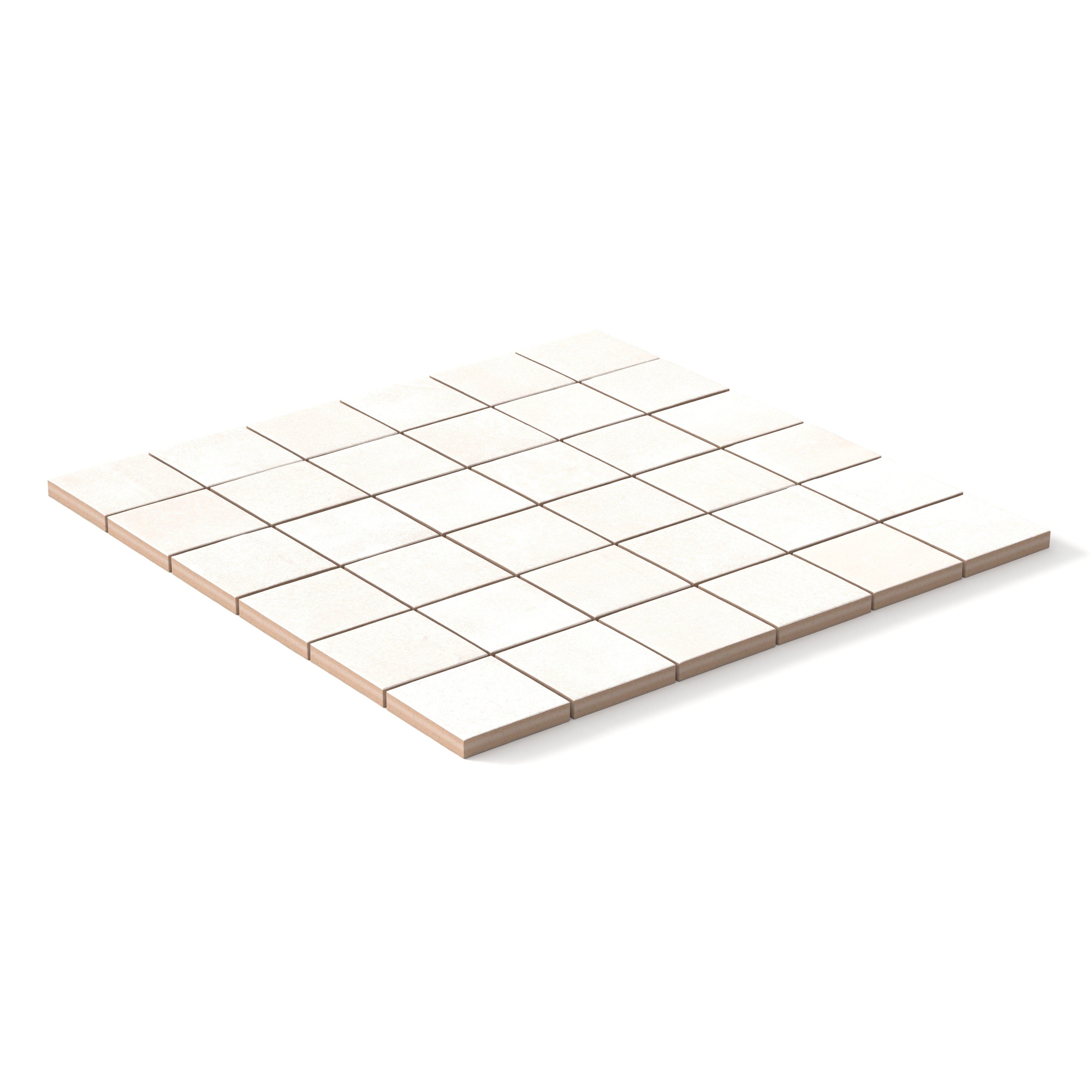 Kai 2x2 Matte Porcelain Mosaic Tile in Whisper