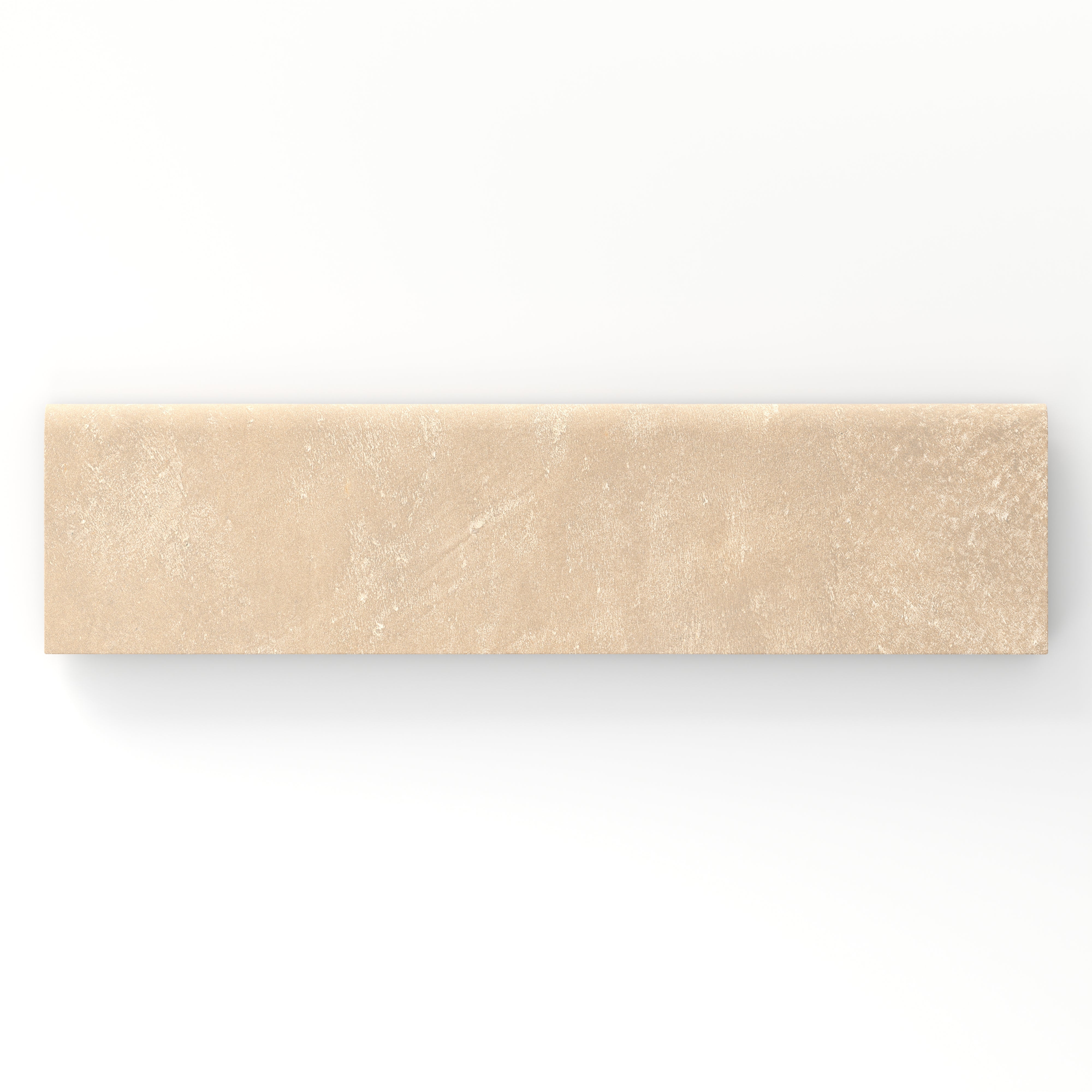 Kai 3x12 Bullnose Matte Porcelain Tile in Almond