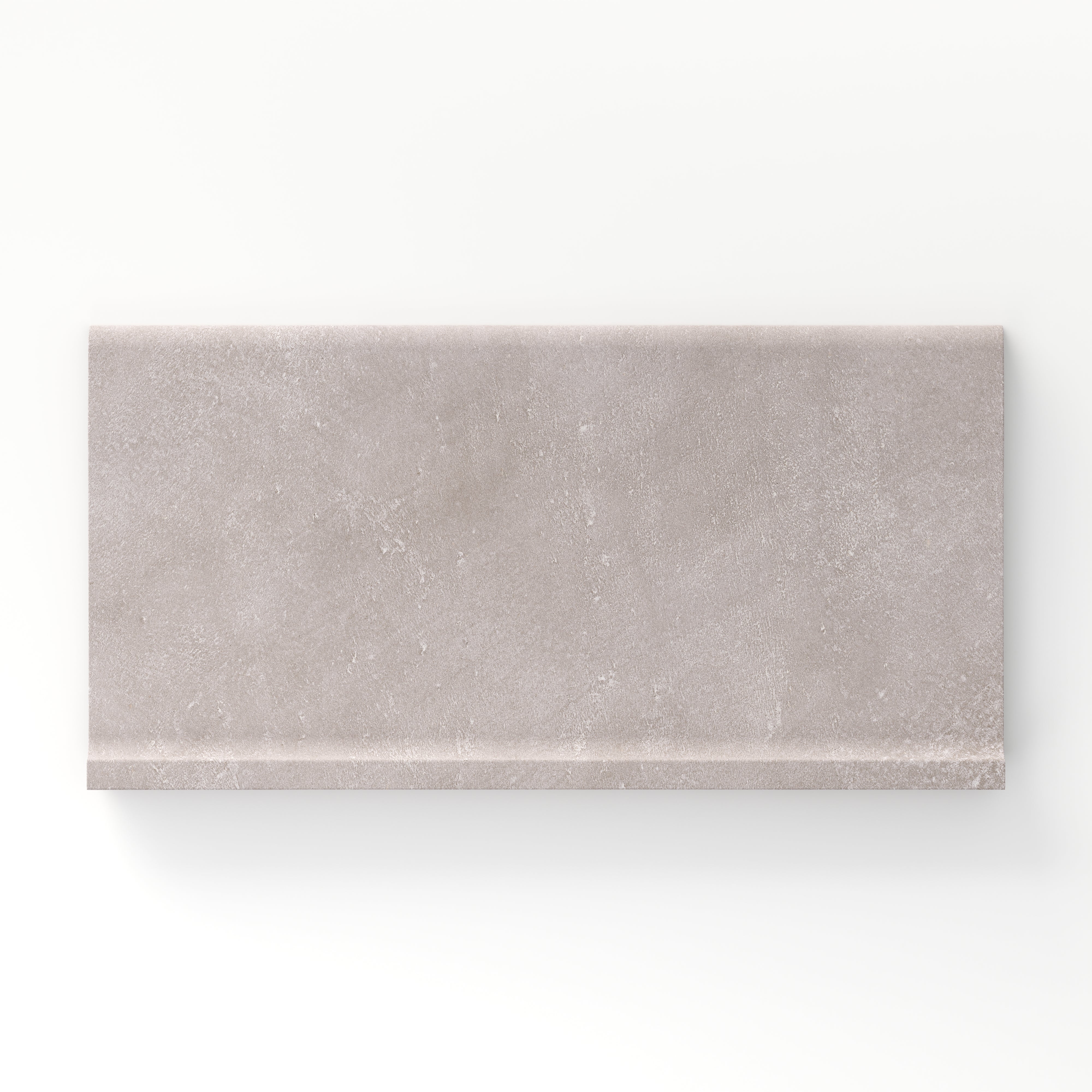 Kai 6x12 Cove Base Matte Porcelain Tile in Smoke