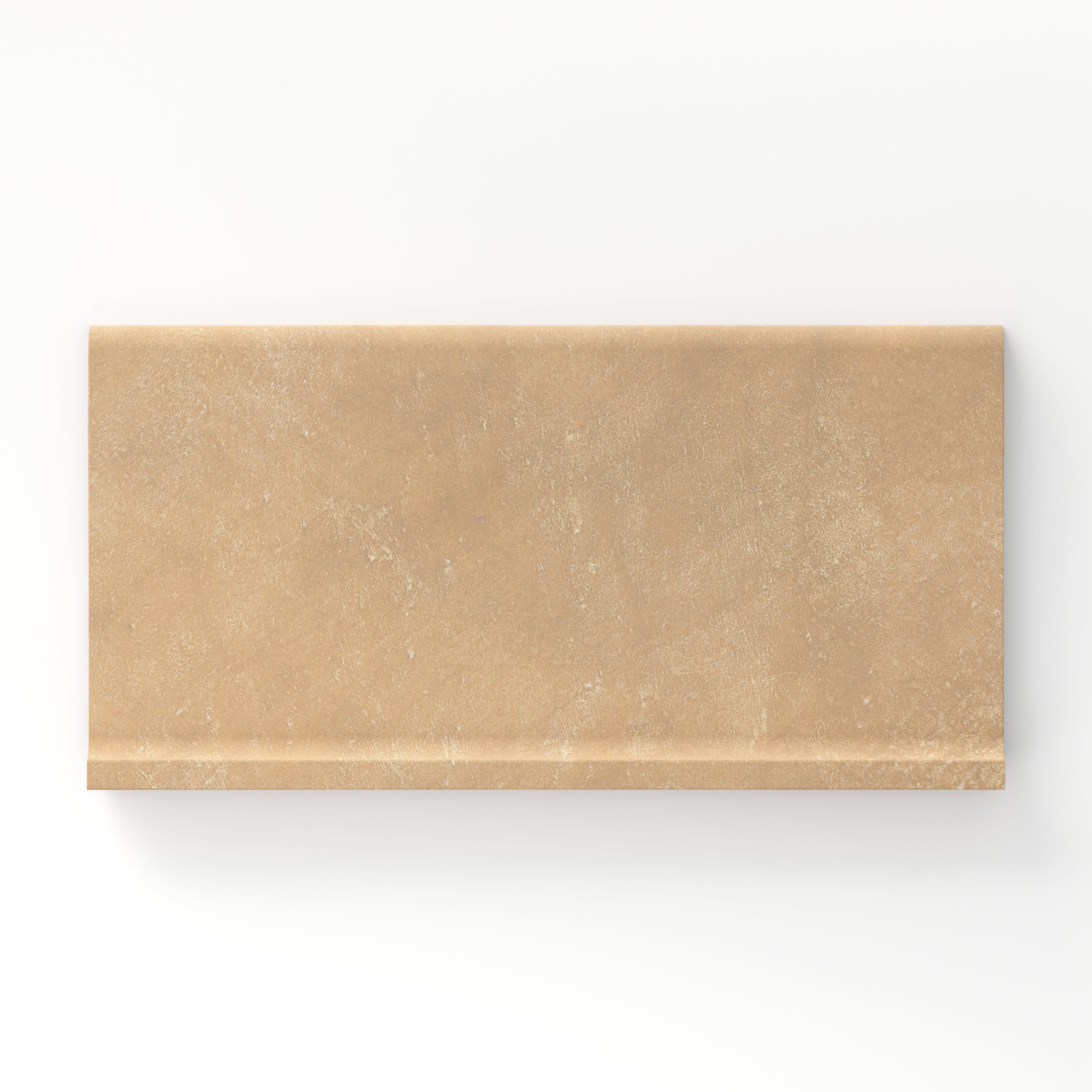 Kai 6x12 Cove Base Matte Porcelain Tile in Buttercup