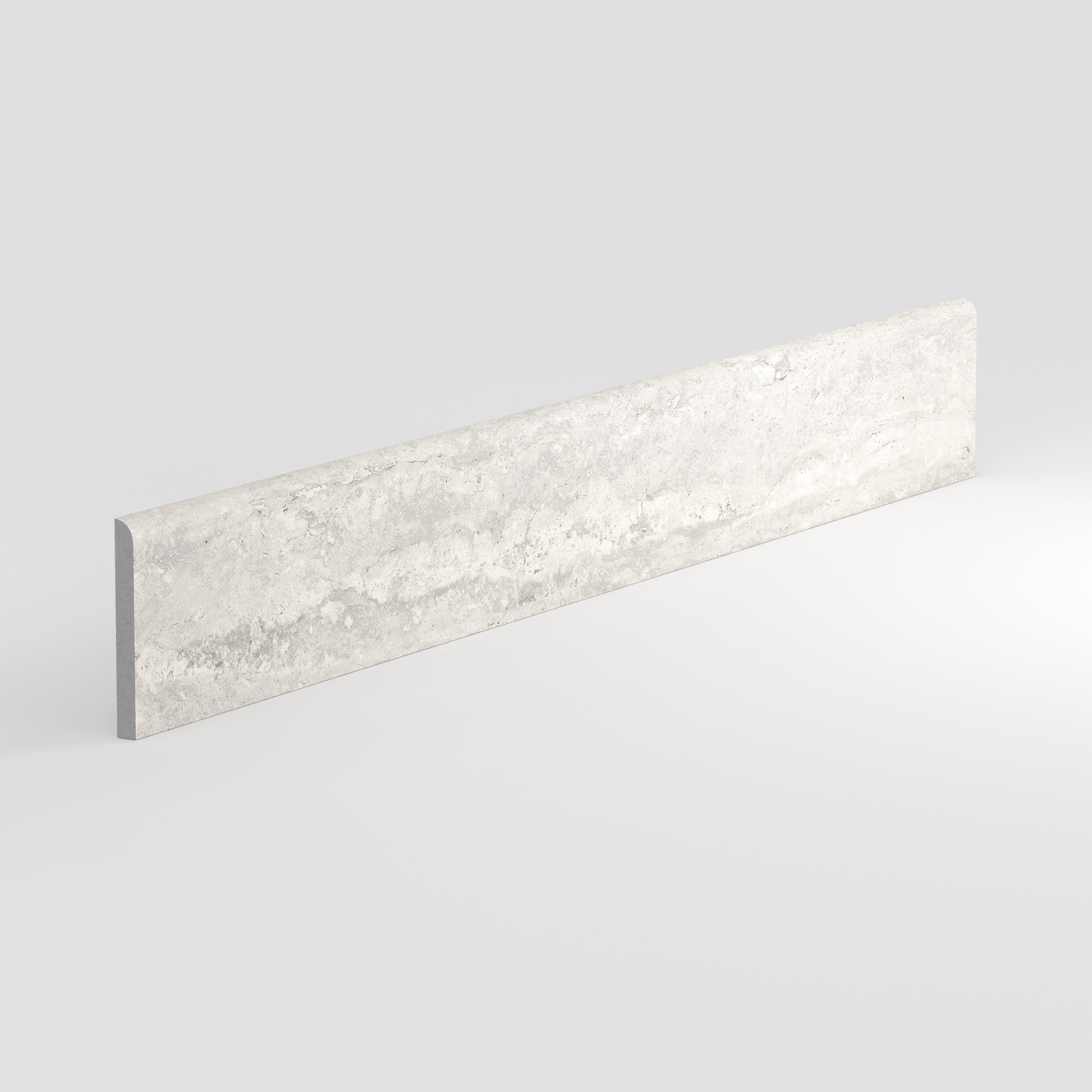 Marlow 3x24 Matte Porcelain Bullnose Tile in Roman