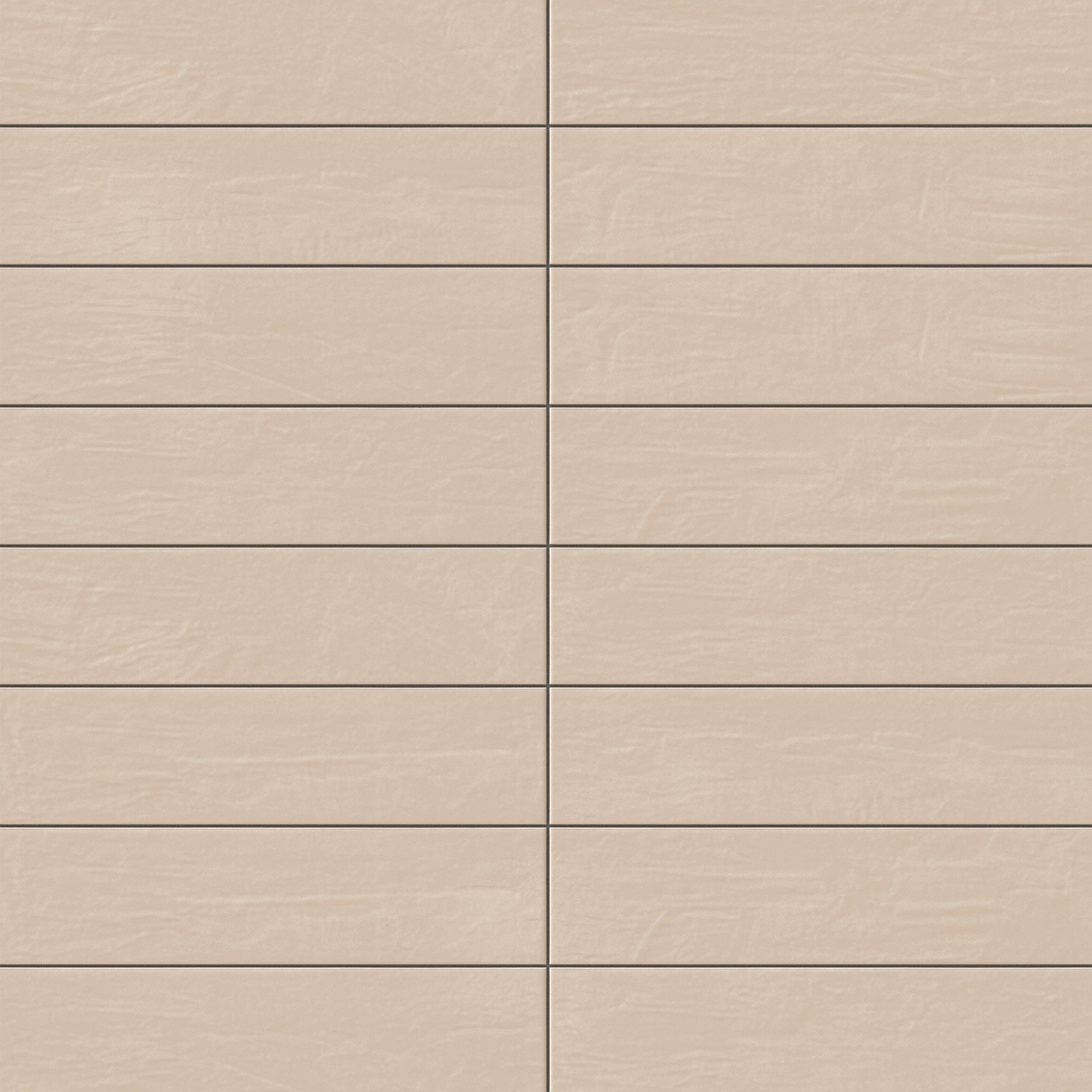 Piper 6x24 Glossy Porcelain Tile in Almond