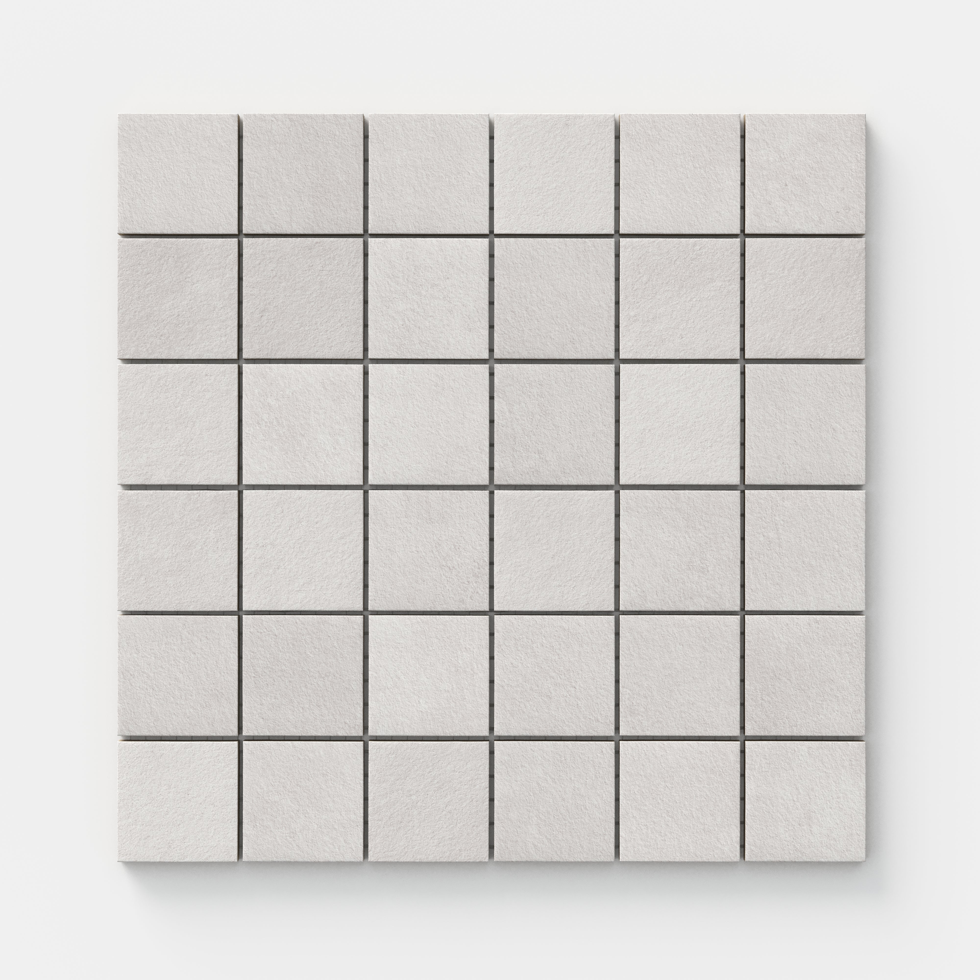 Vesper 2x2 Matte Porcelain Mosaic Tile in Grey