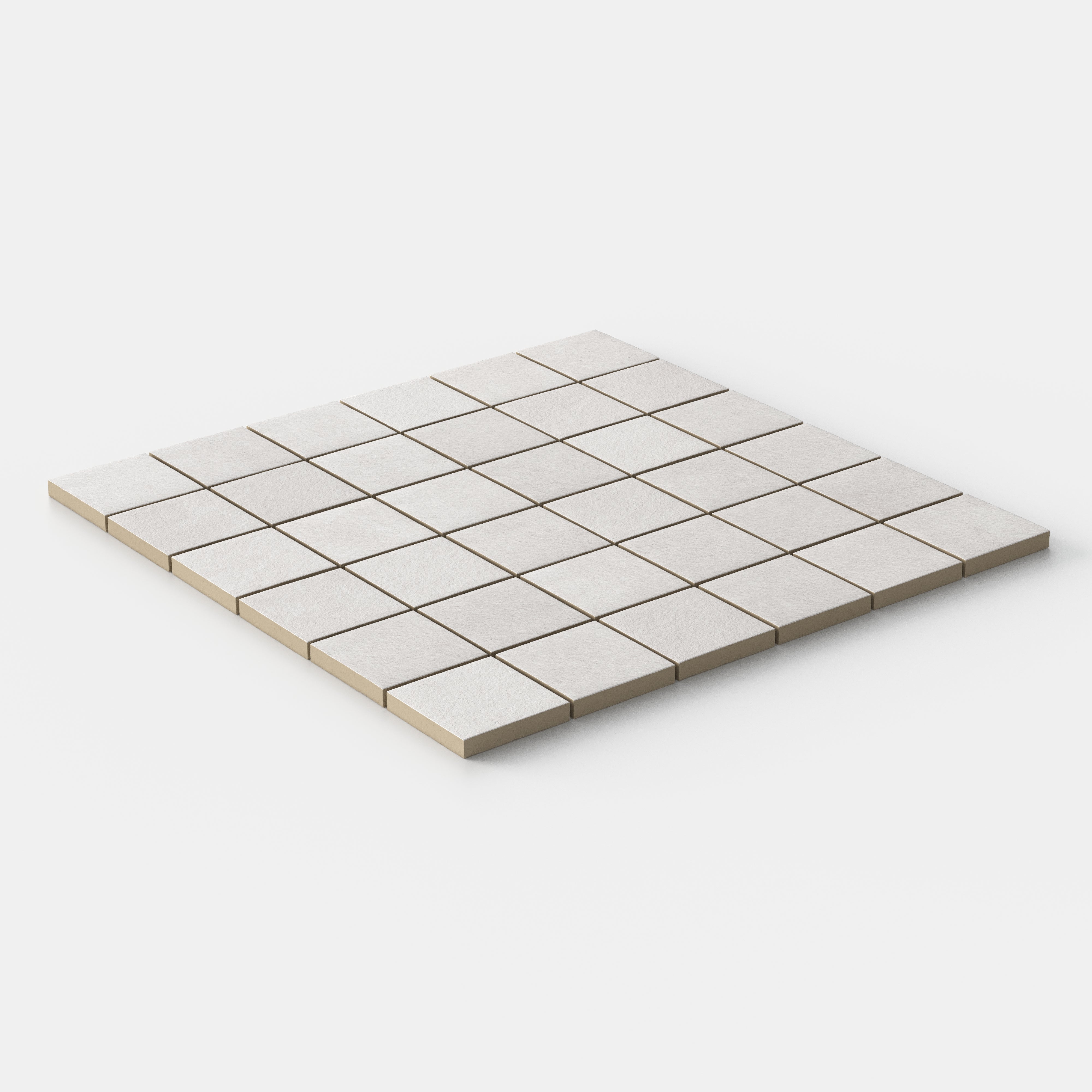 Vesper 2x2 Matte Porcelain Mosaic Tile in Grey
