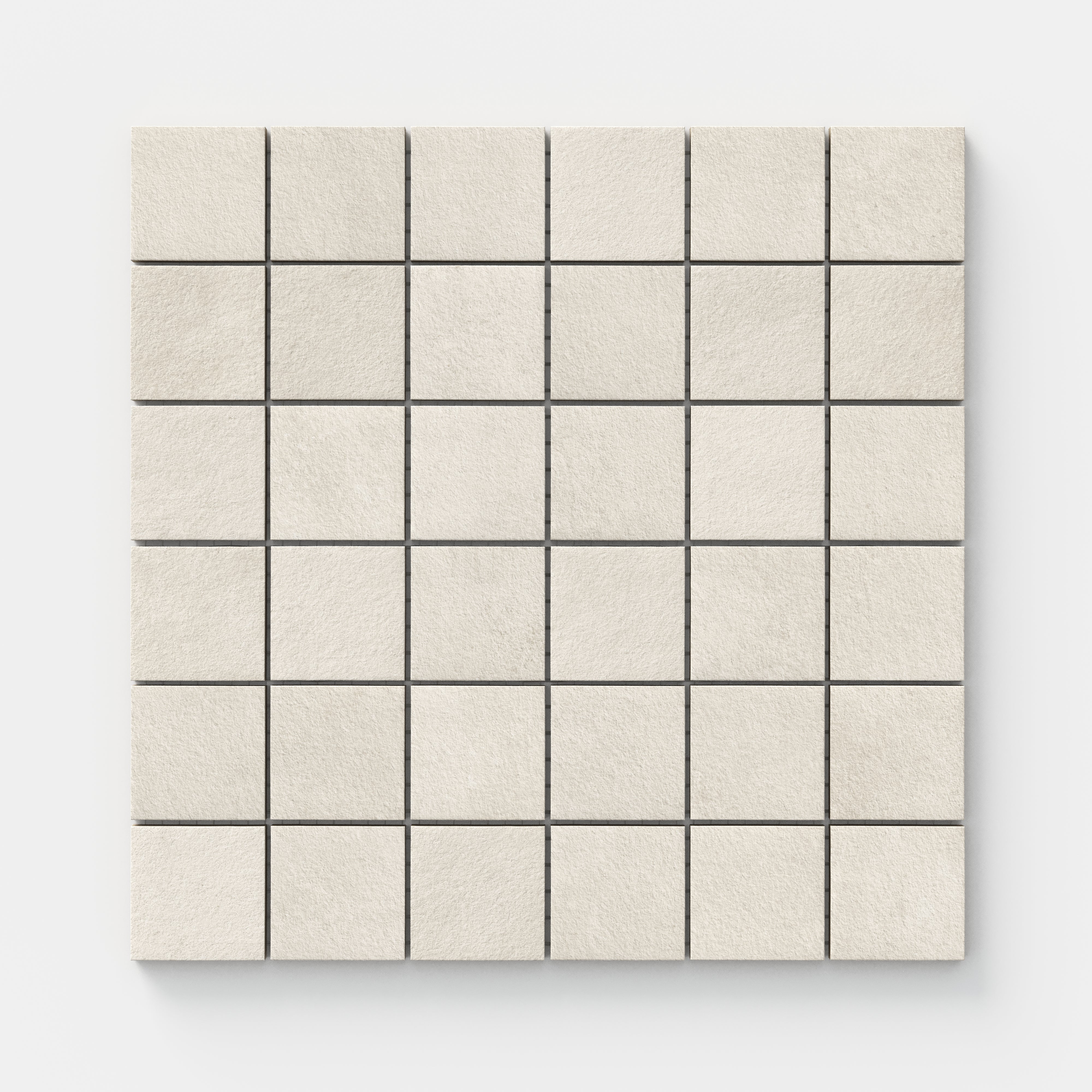 Vesper 2x2 Matte Porcelain Mosaic Tile in Beige