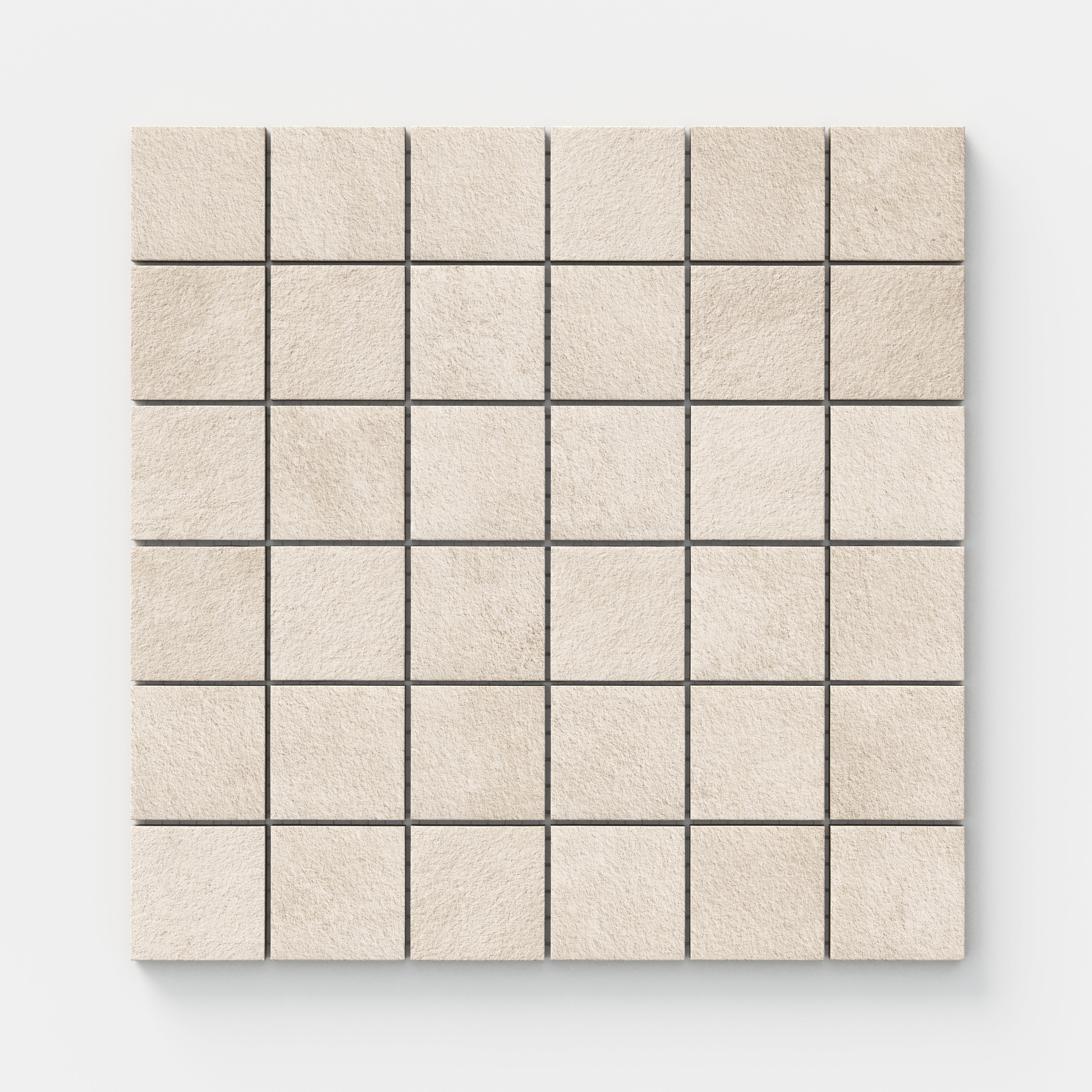 Vesper 2x2 Matte Porcelain Mosaic Tile in Sand