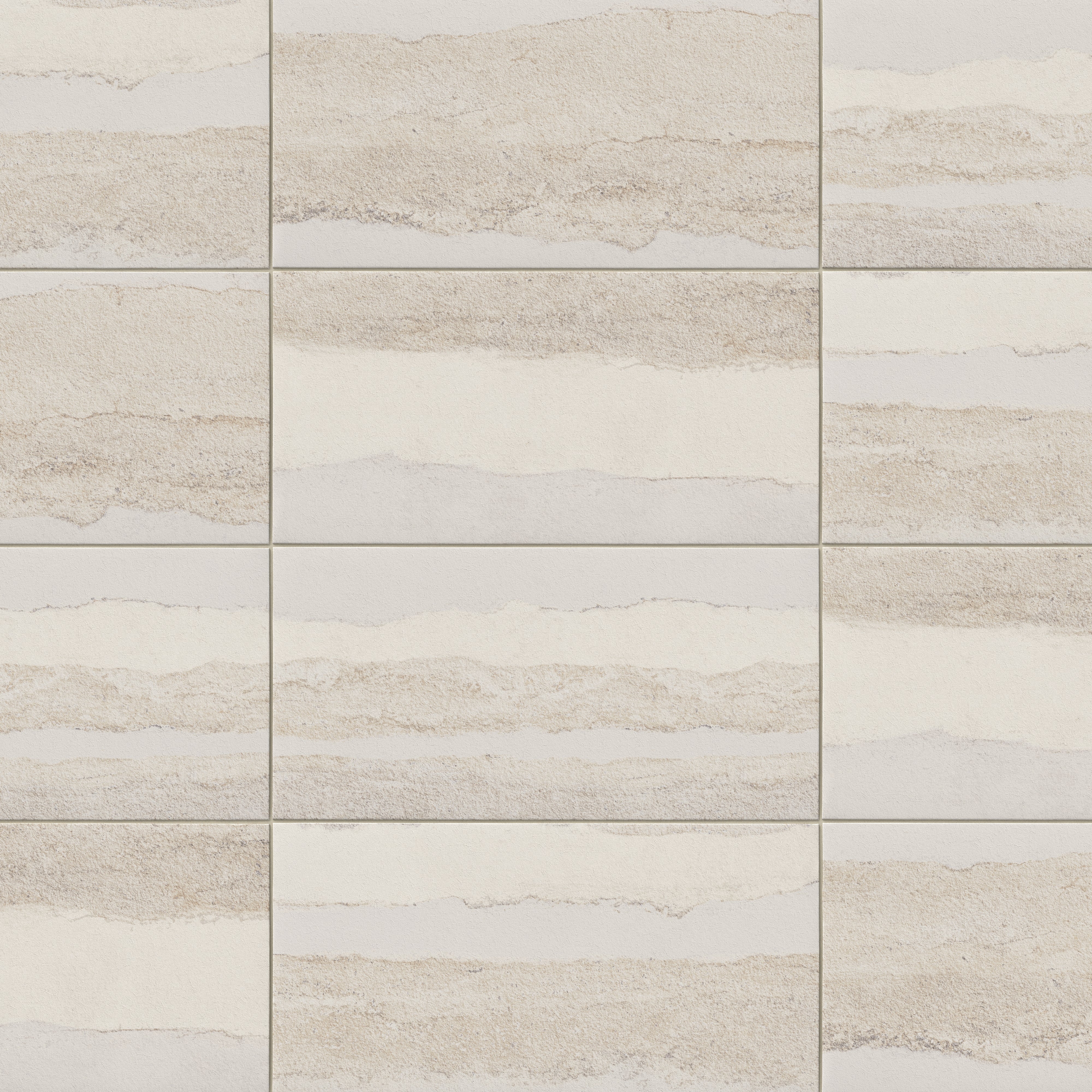 Vesper 12x24 Matte Porcelain Tile in Layered Sand