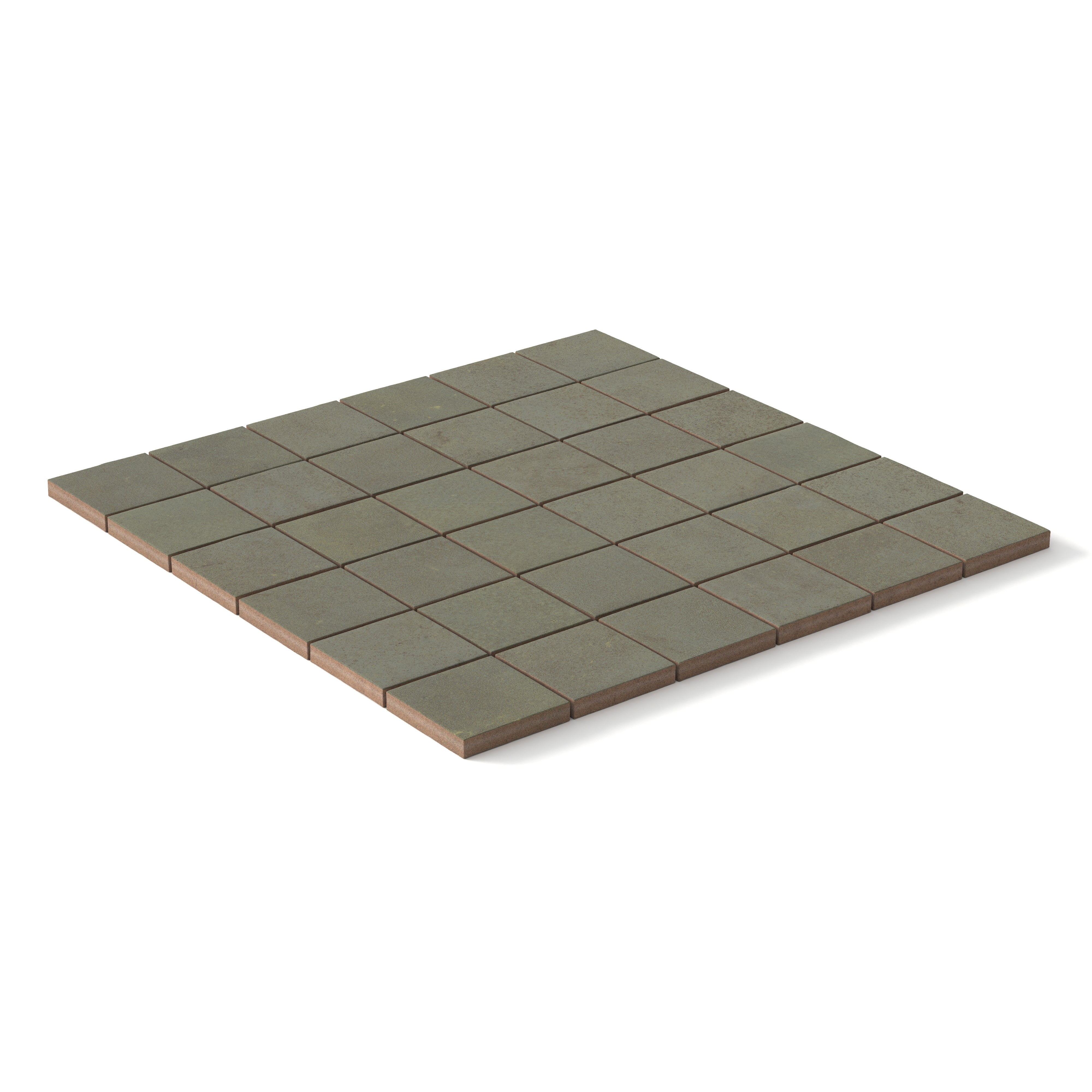 Kai 2x2 Matte Porcelain Mosaic Tile in Jade