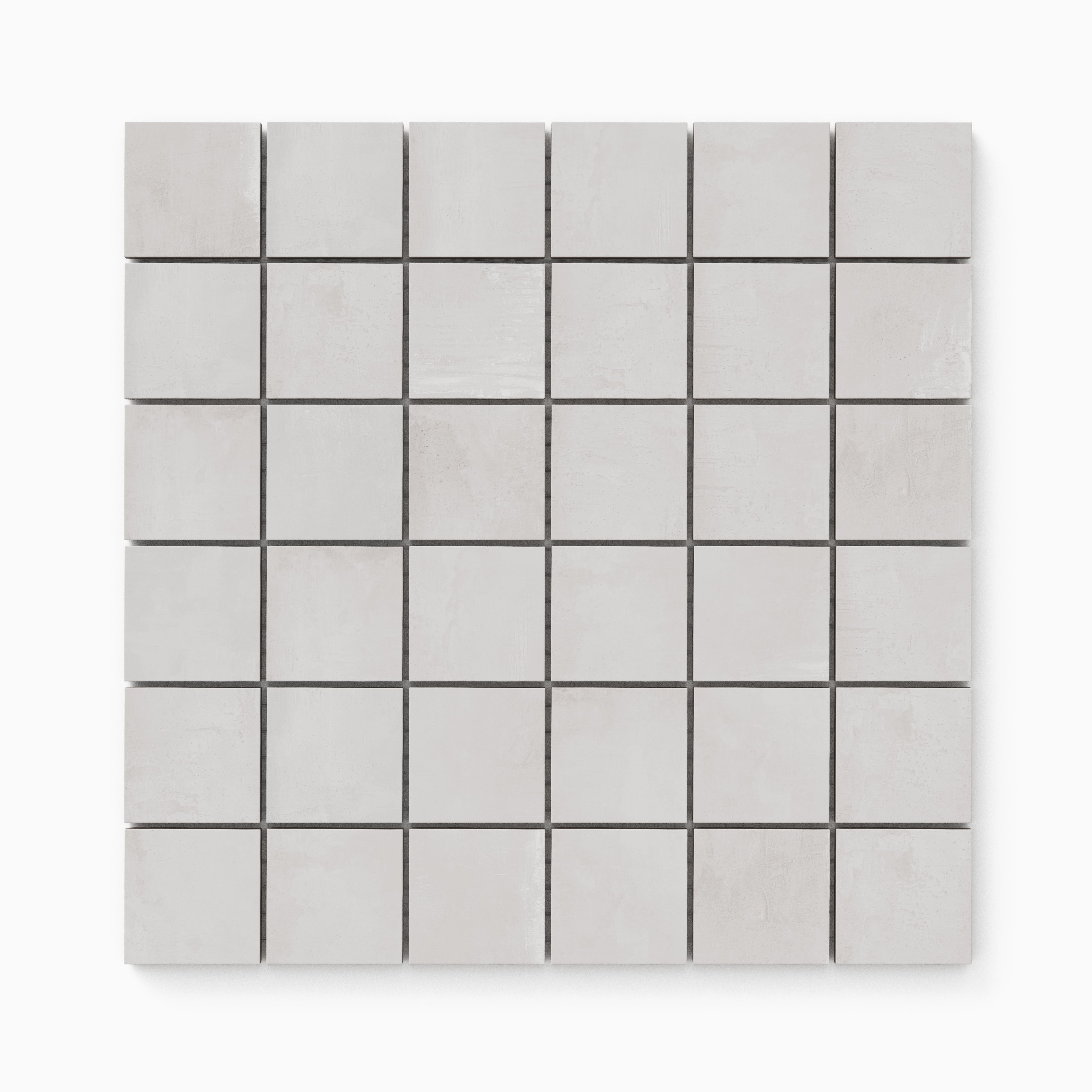 Elliot 2 x 2 Matte Porcelain Mosaic Tile in Ash
