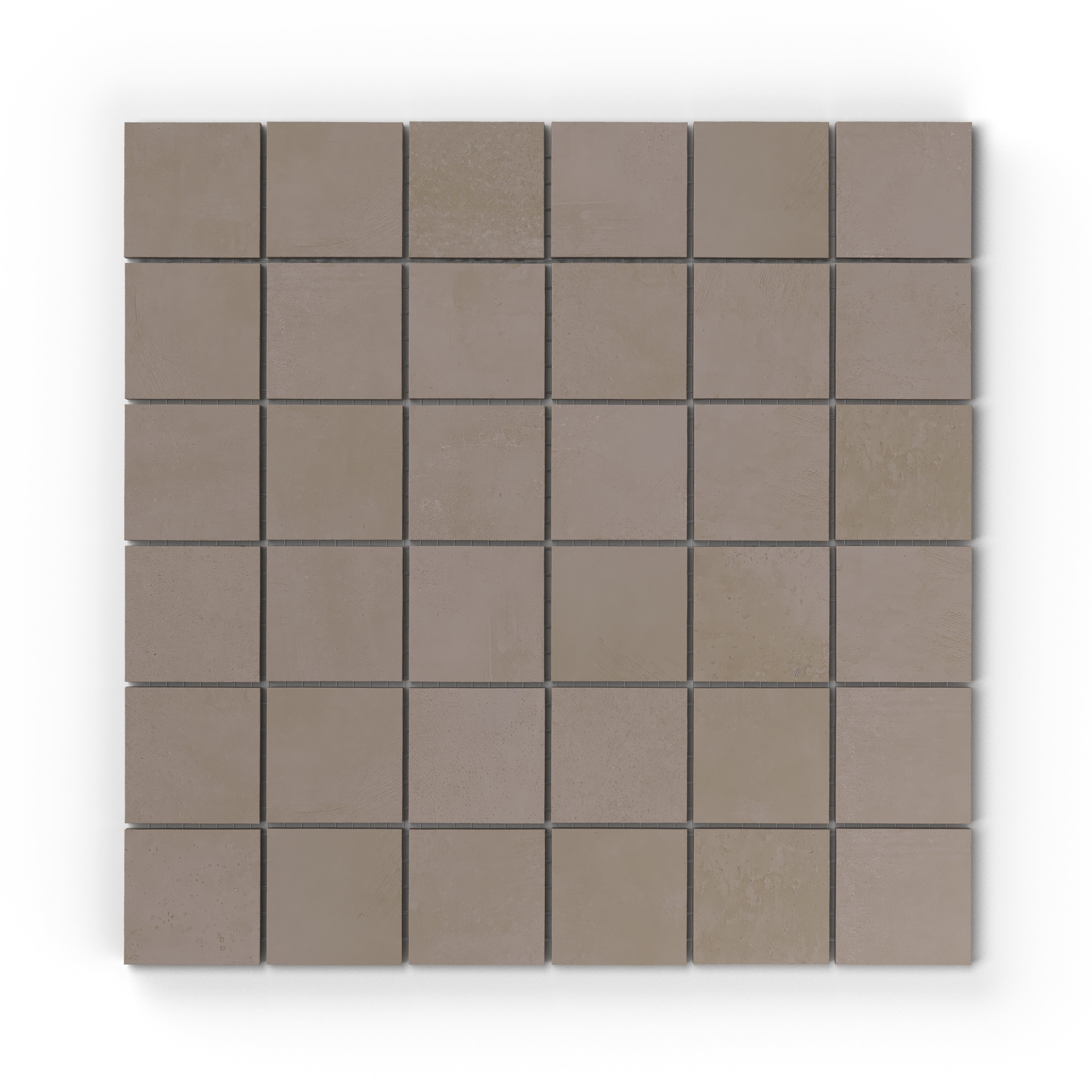 Elliot 2x2 Matte Porcelain Mosaic Tile in Clay