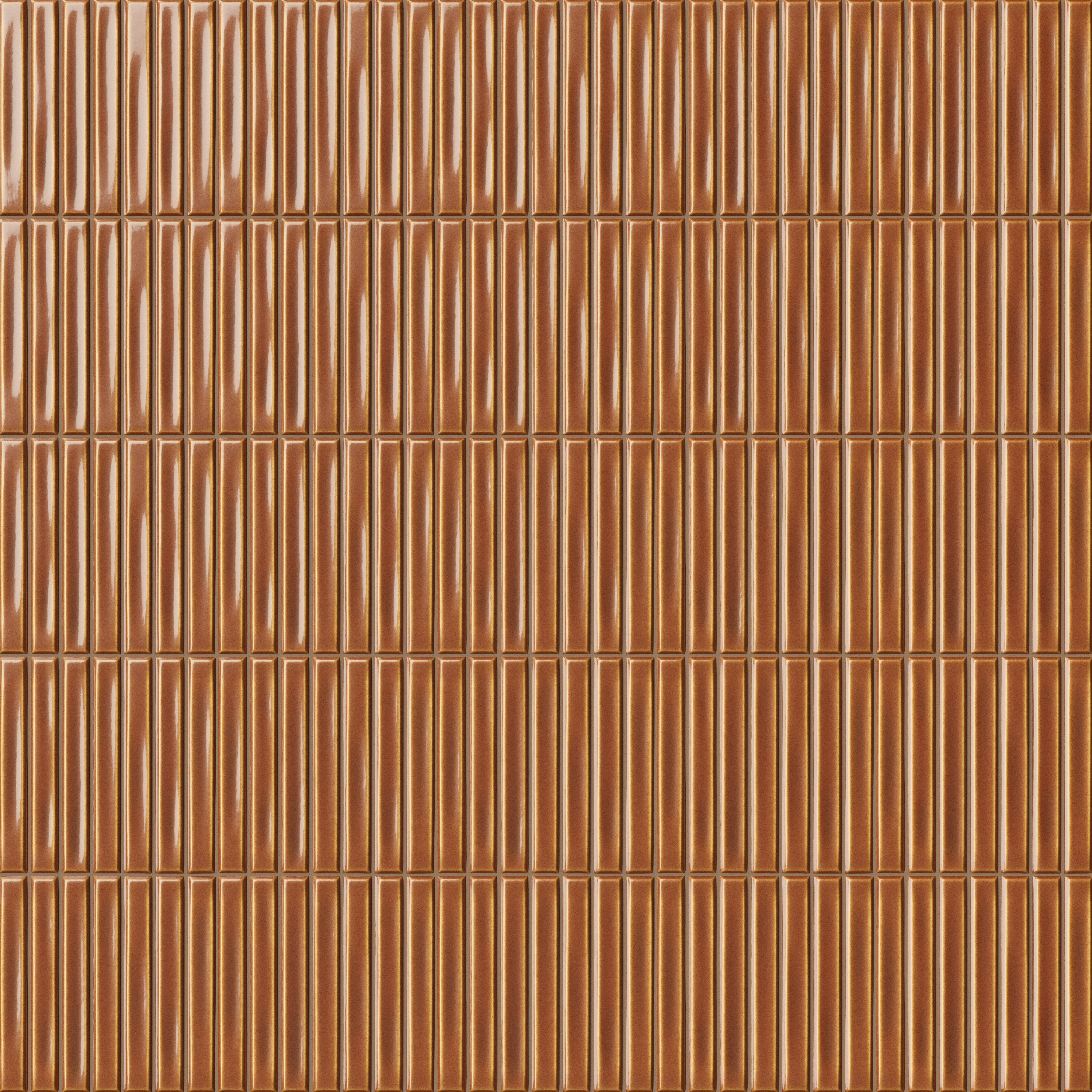 Celia 4.6x4.6 Glossy Porcelain Tile in Honey