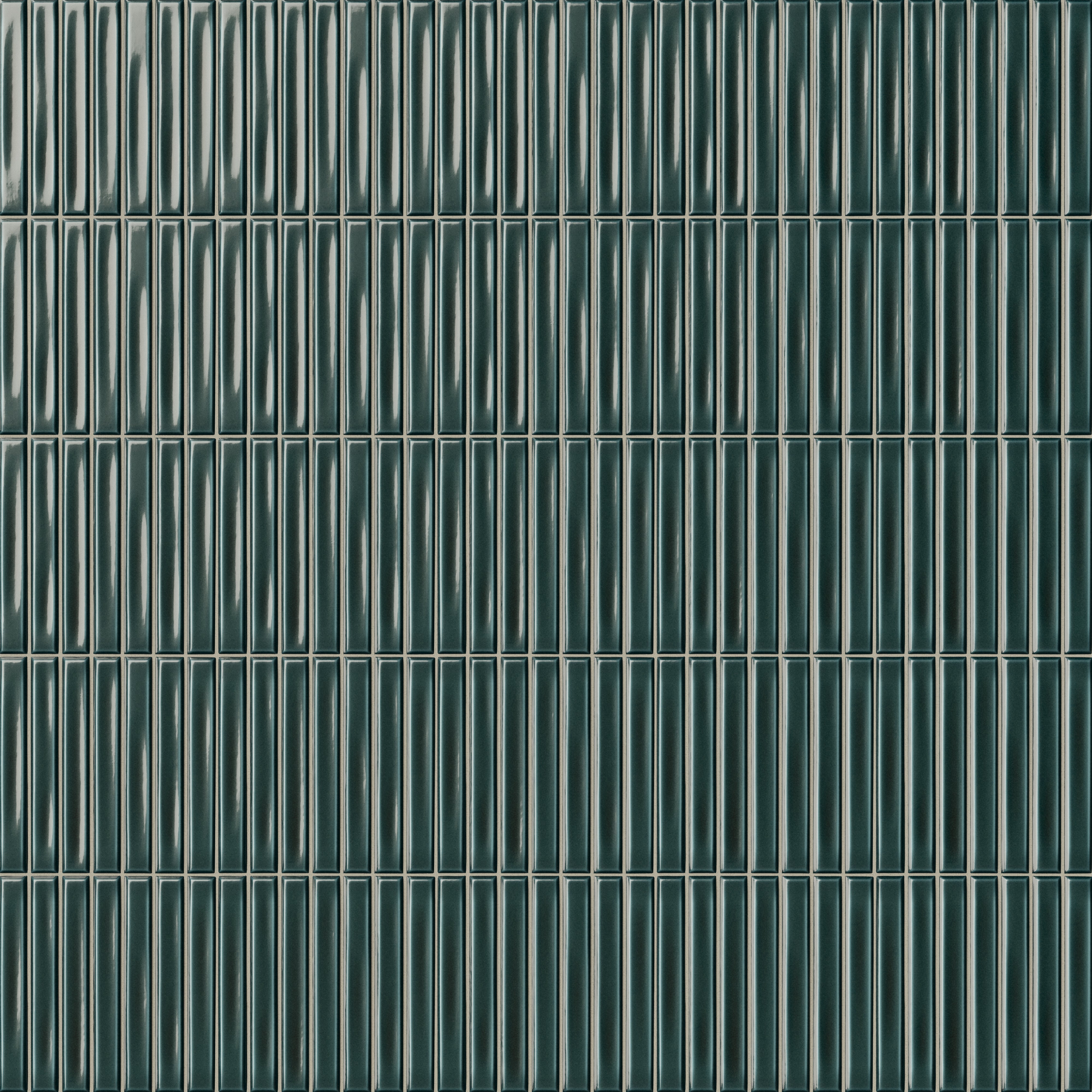 Celia 4.6x4.6 Glossy Porcelain Tile in Teal