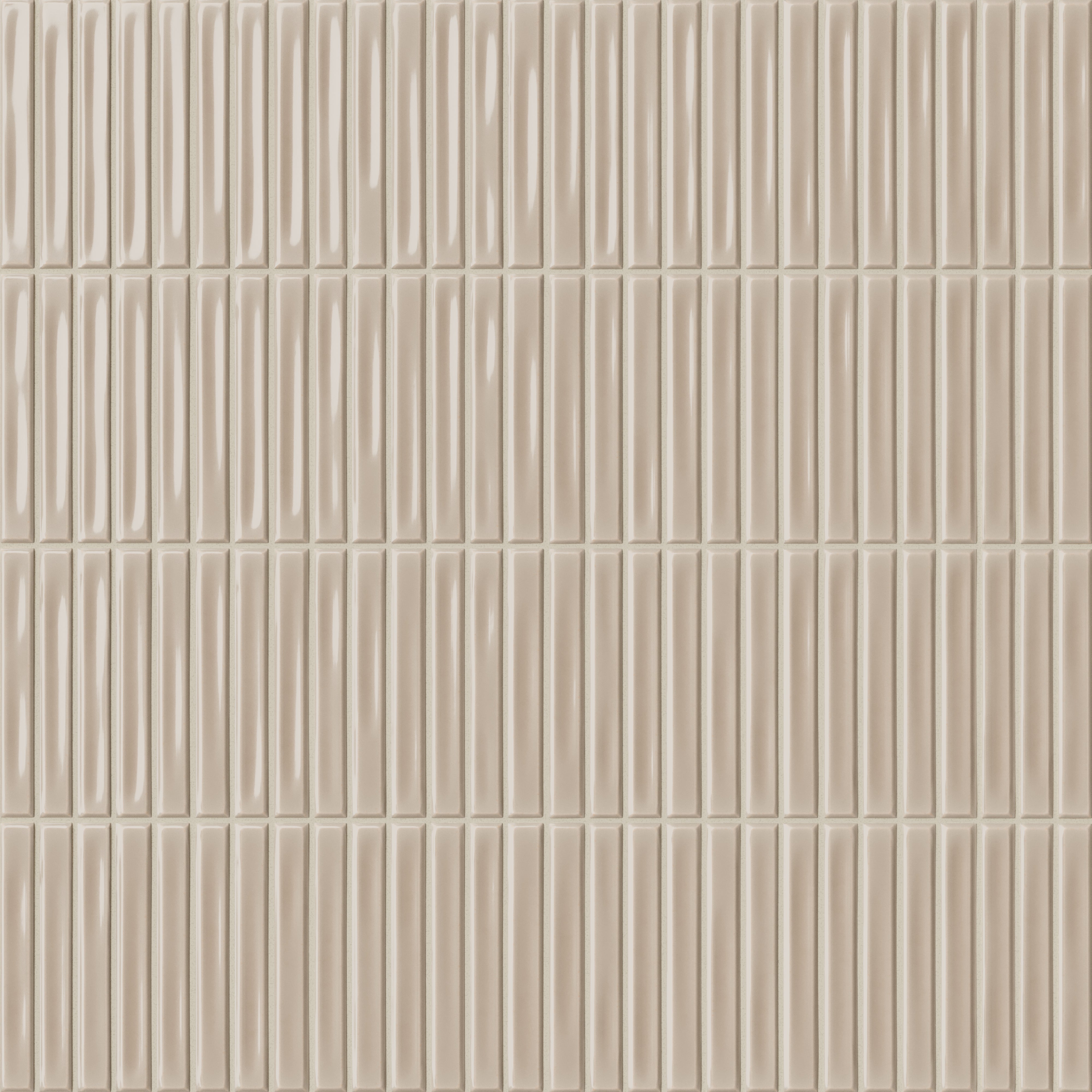 Celia 5x10 Glossy Ceramic Tile in Greige