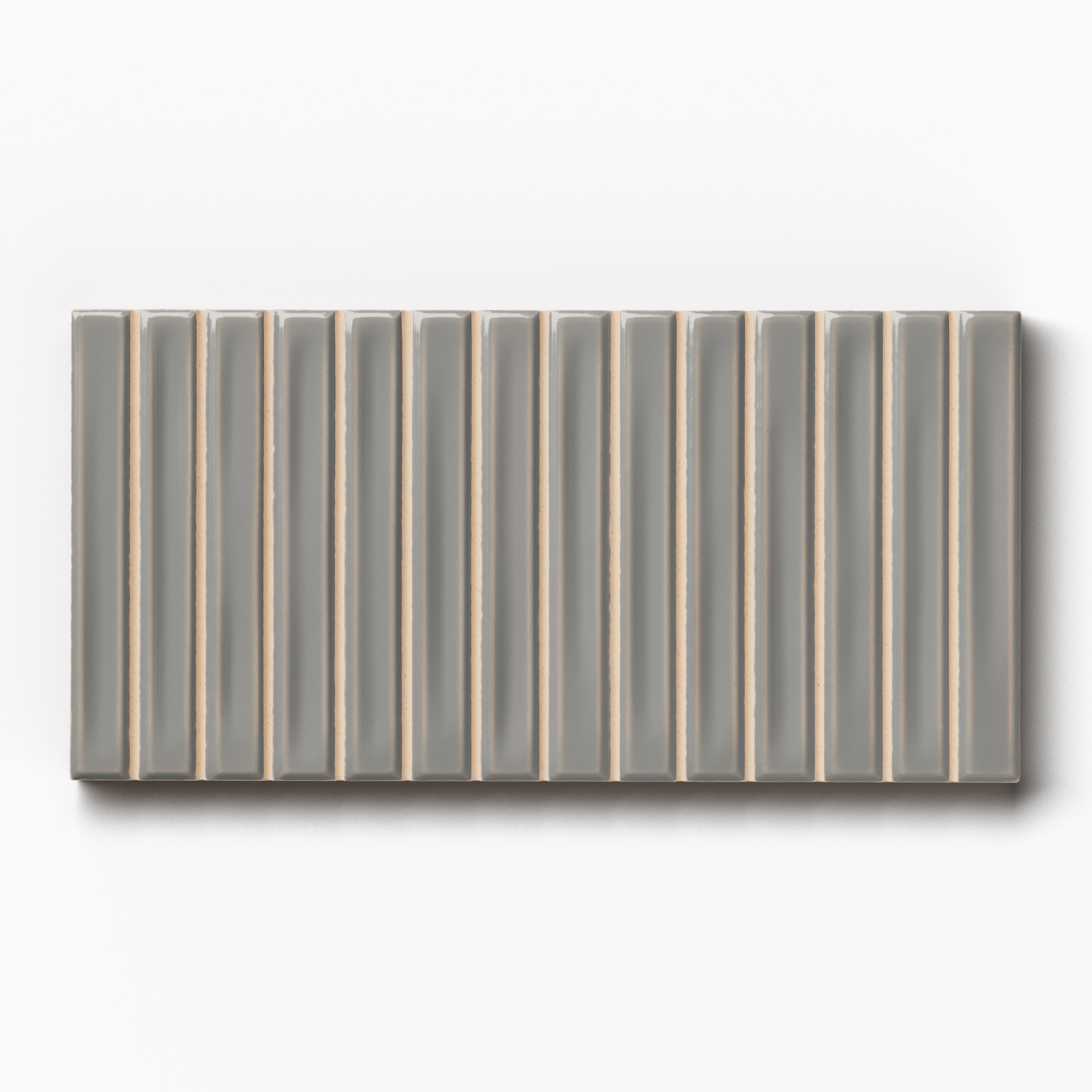 Celia 5x10 Glossy Ceramic Tile in Mineral Grey
