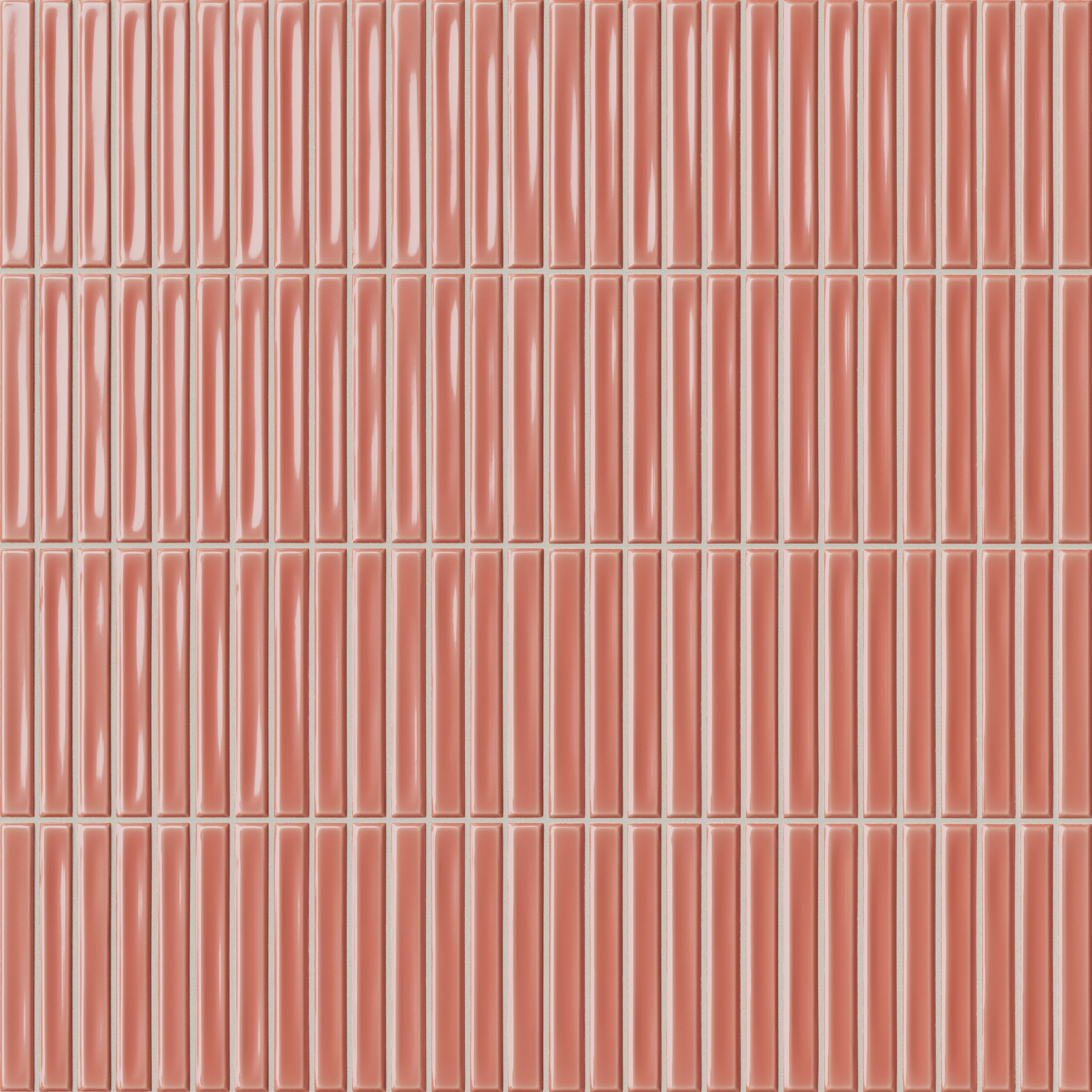 Celia 5x10 Glossy Ceramic Tile in Coral