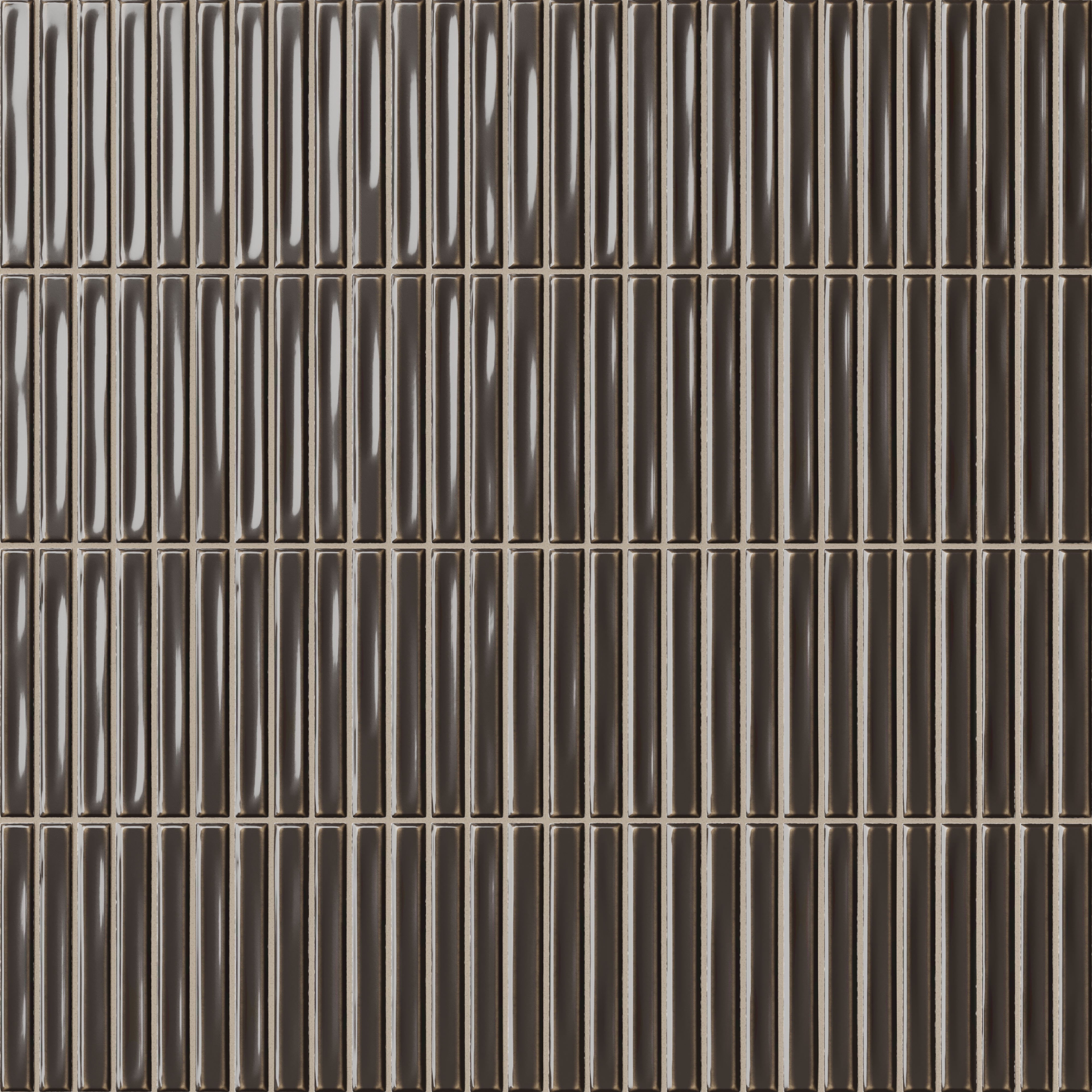 Celia 5x10 Glossy Ceramic Tile in Ebony