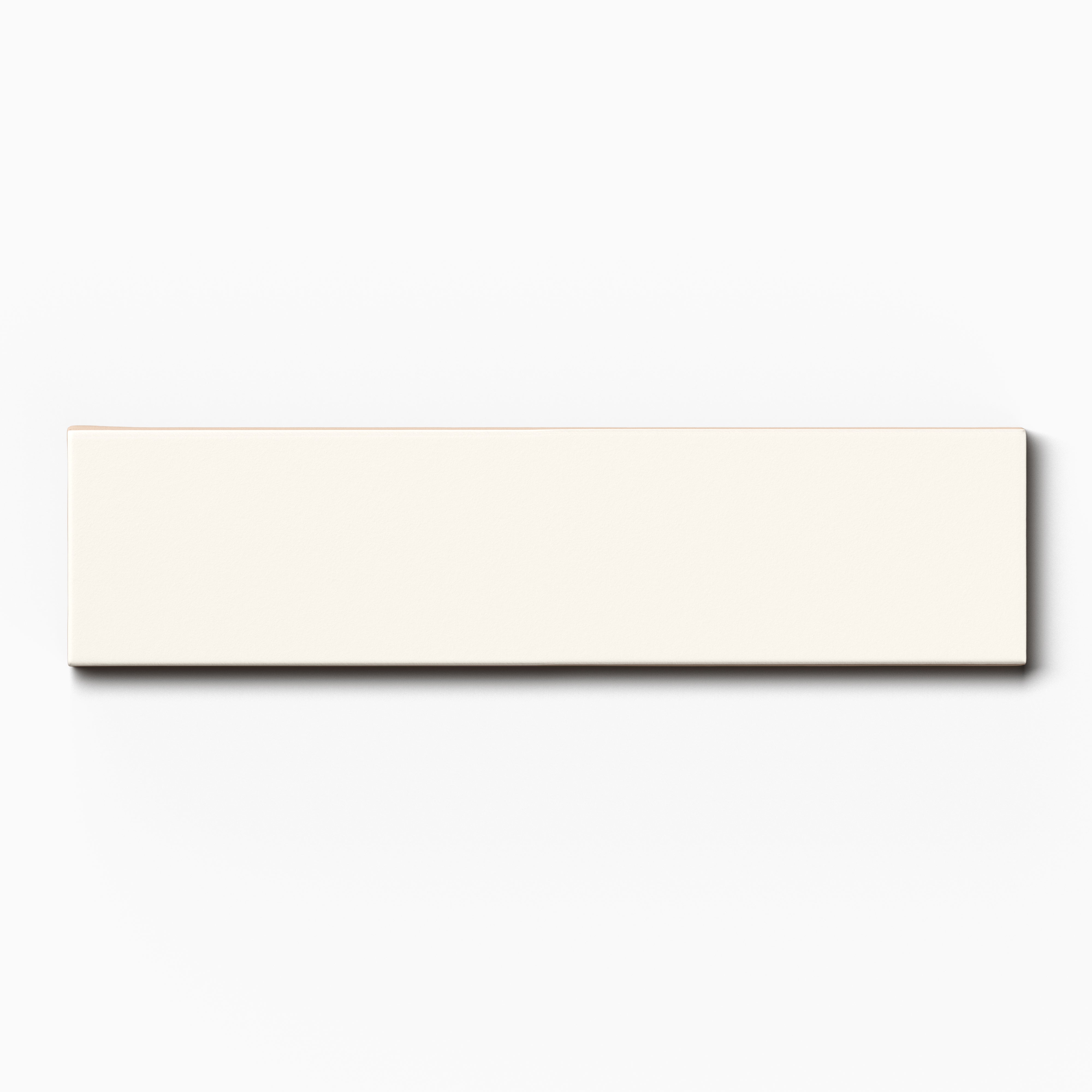 Mika 2.5x10 Matte Ceramic Tile in Chalk