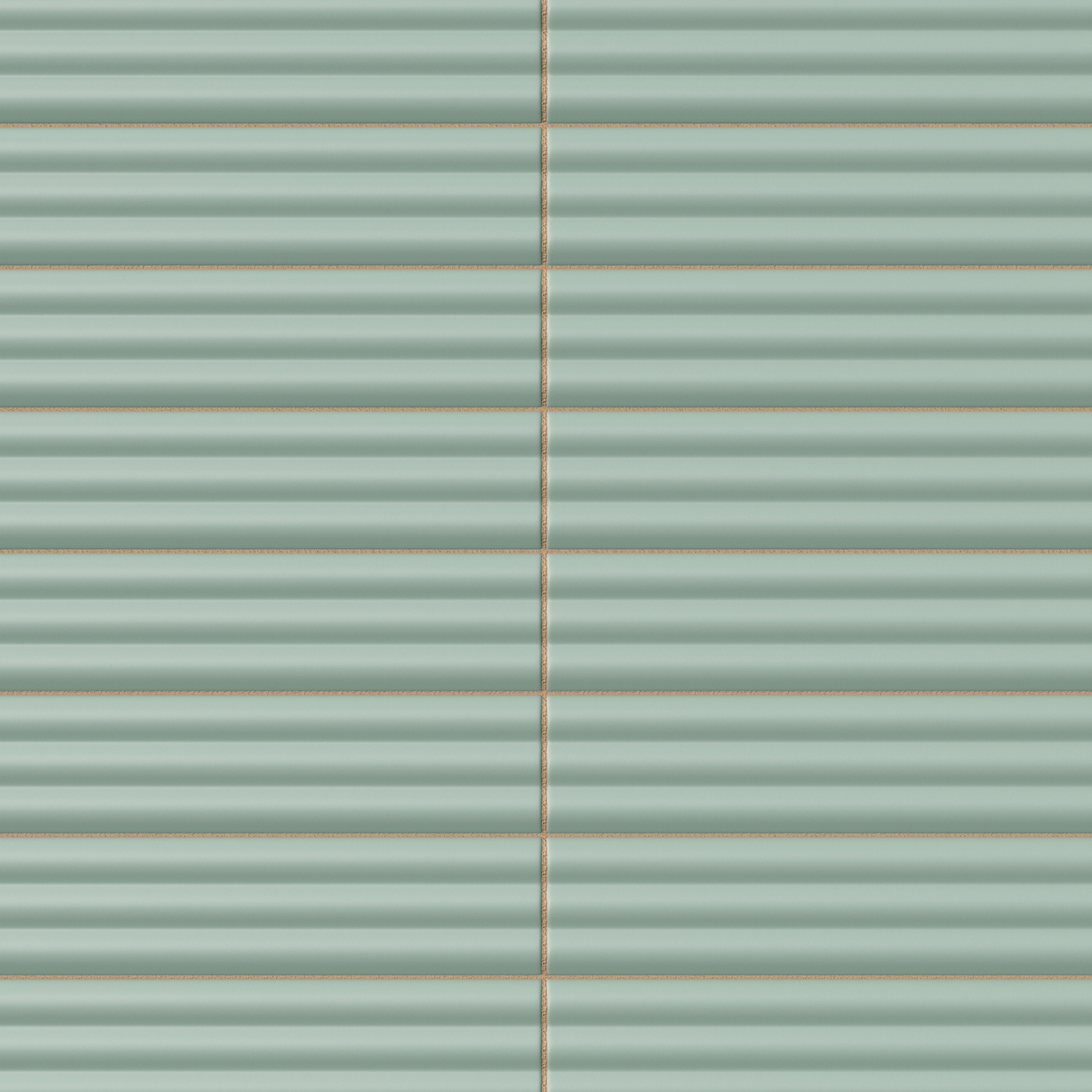 Mika 2.5x10 Matte Ceramic Reeded Tile in Sage