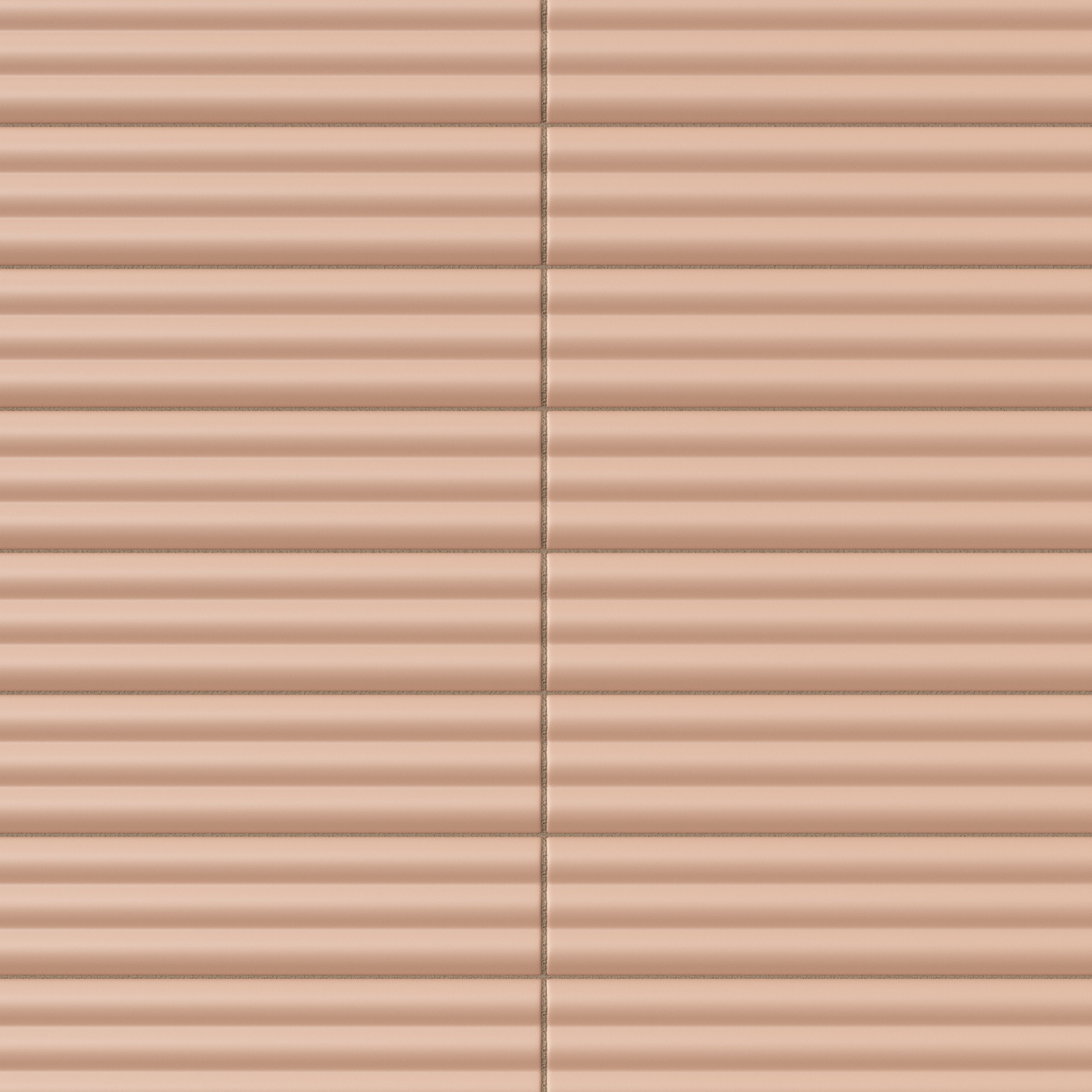 Mika 2.5x10 Matte Ceramic Reeded Tile in Tan
