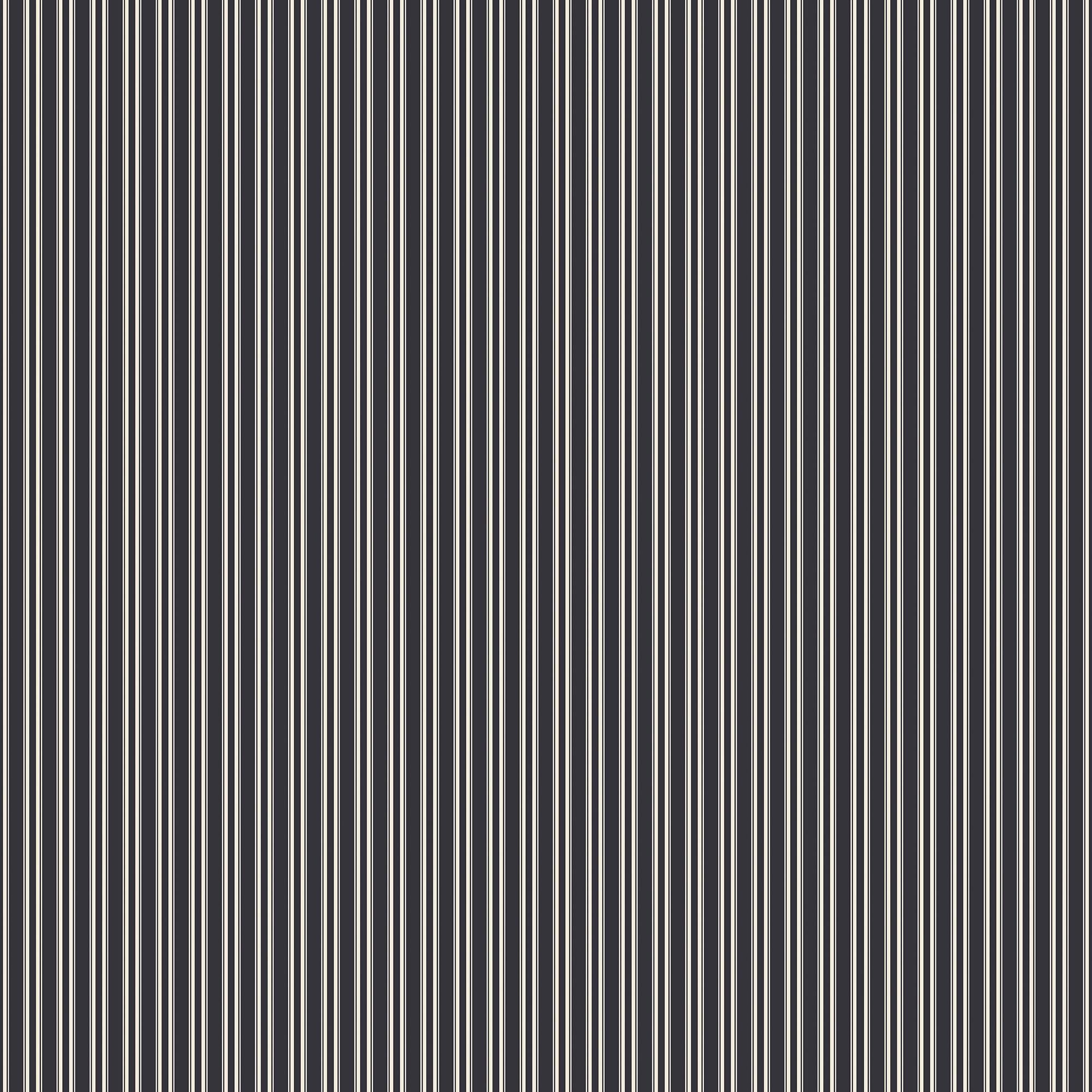 Suffolk Wallpaper in Black I, 52" x 132"