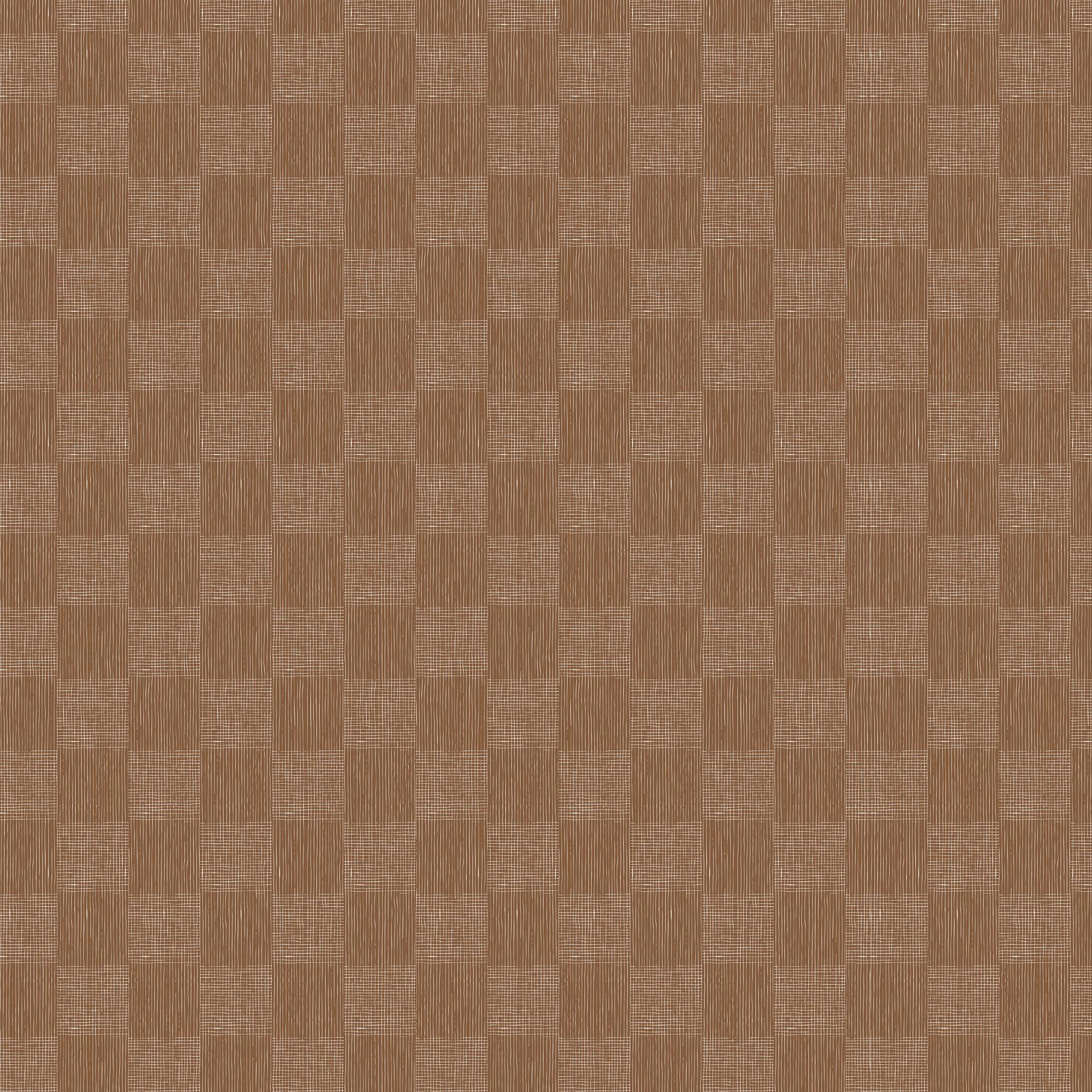 Essex Wallpaper in Terracotta I, 52" x 132"