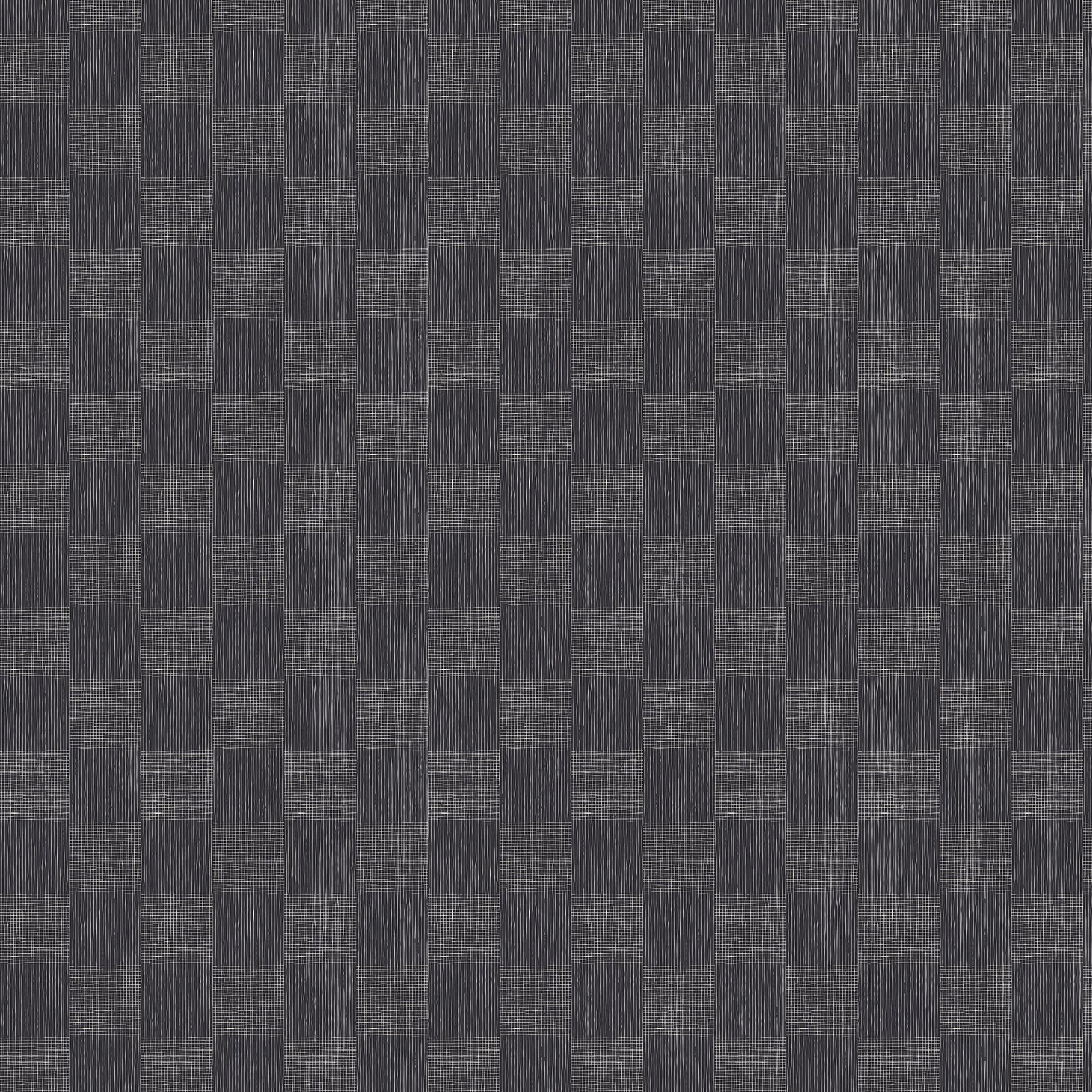 Essex Wallpaper in Black I, 52" x 132"