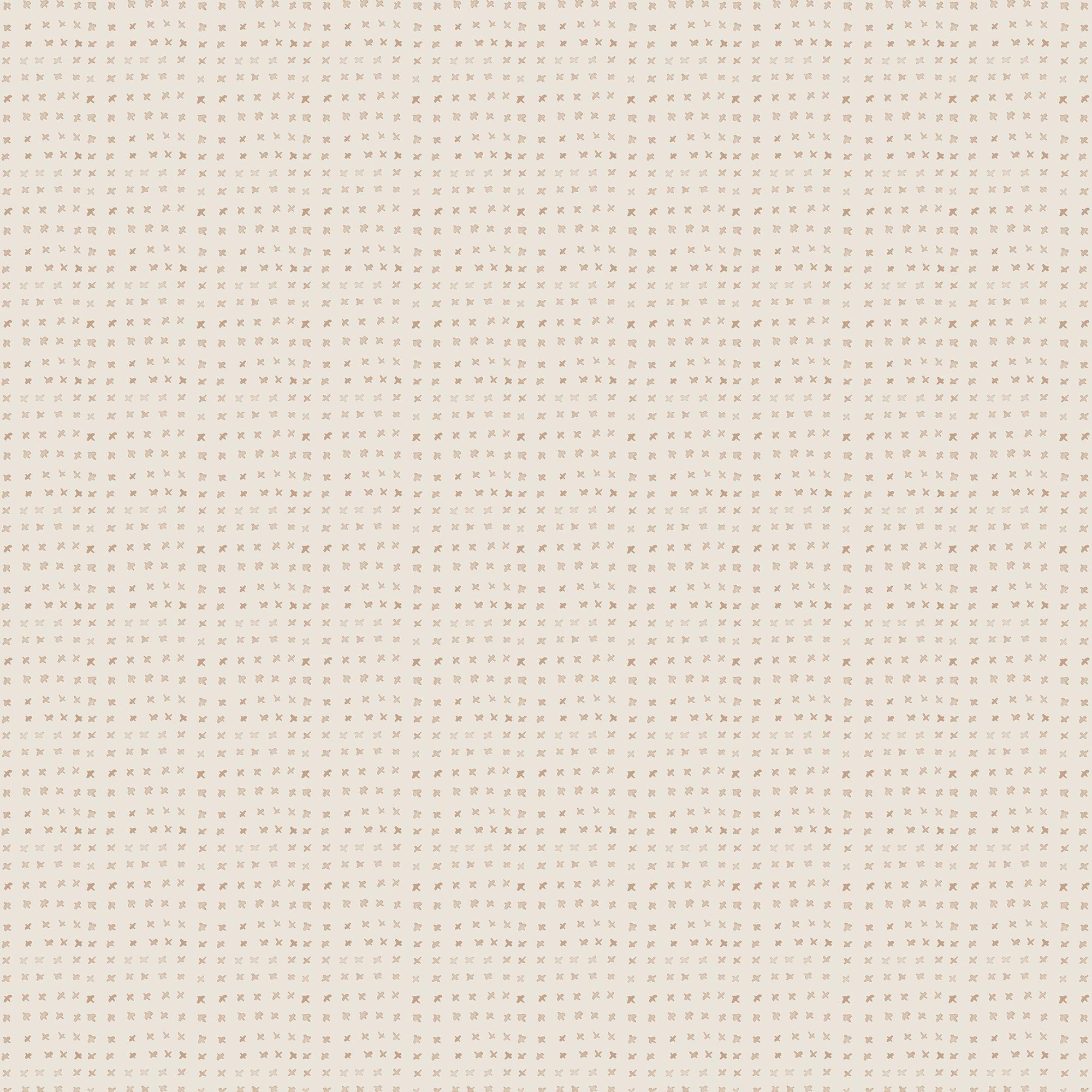 Tan I Somerset wallpaper, 52" x 132", with light brown watercolor-style motifs repeating across a beige base, well suited for warm modern or organic interiors.