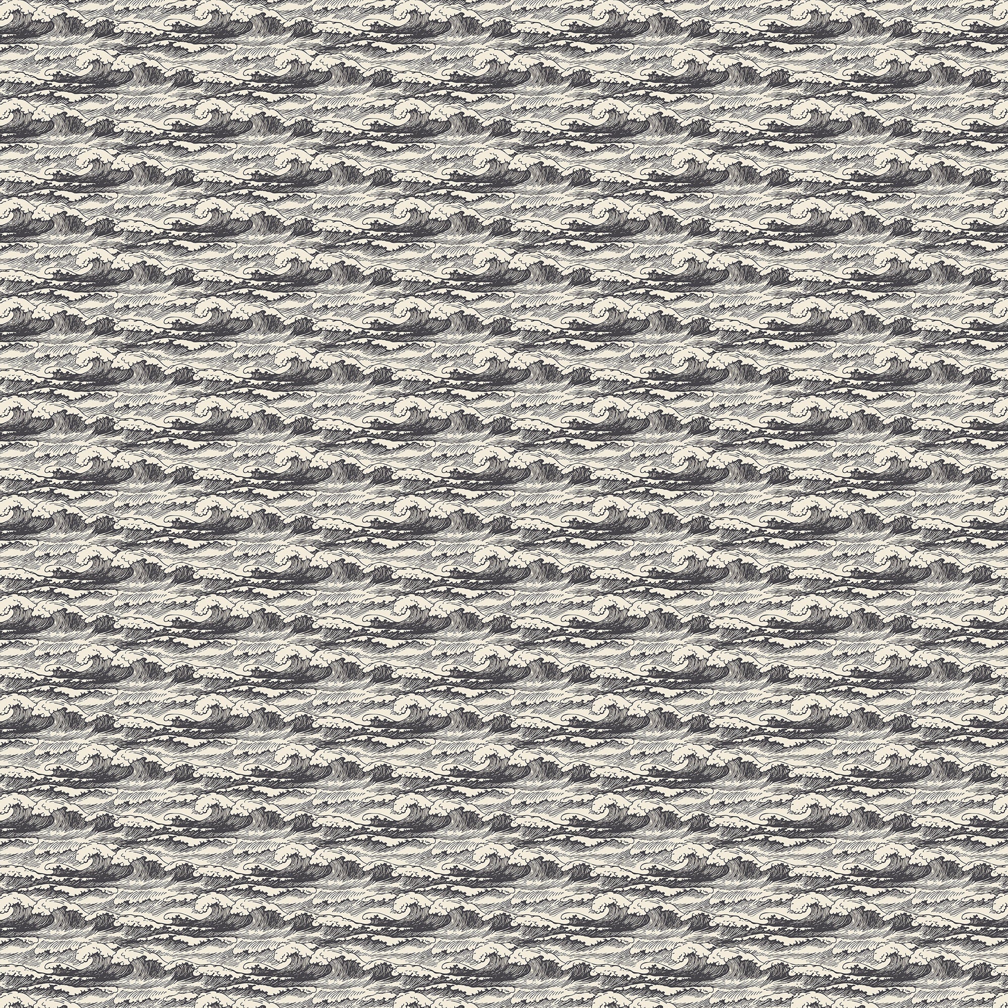 Newport Wallpaper in Black II, 52" x 132"