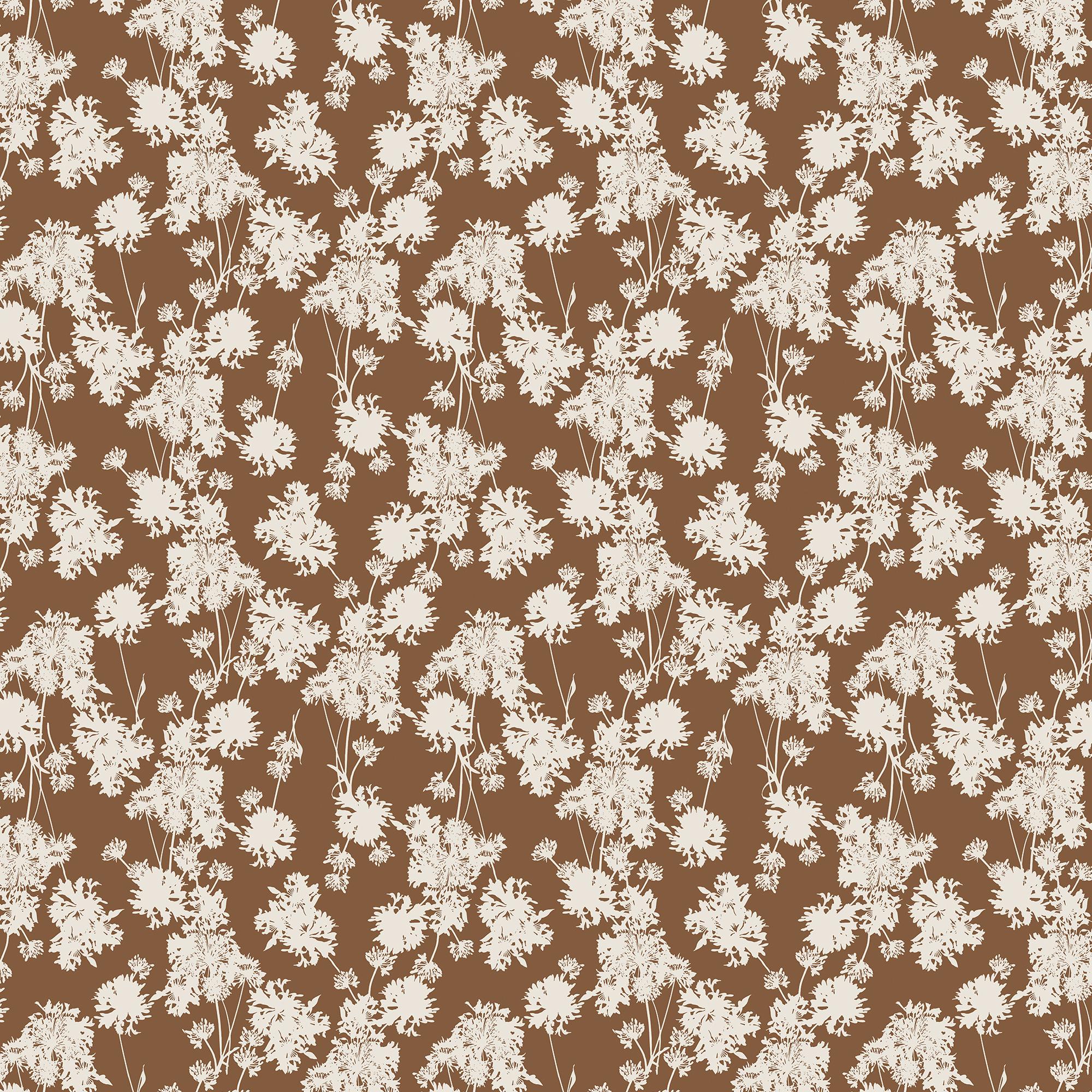 Greensward Wallpaper in Terracotta I, 52" x 132"