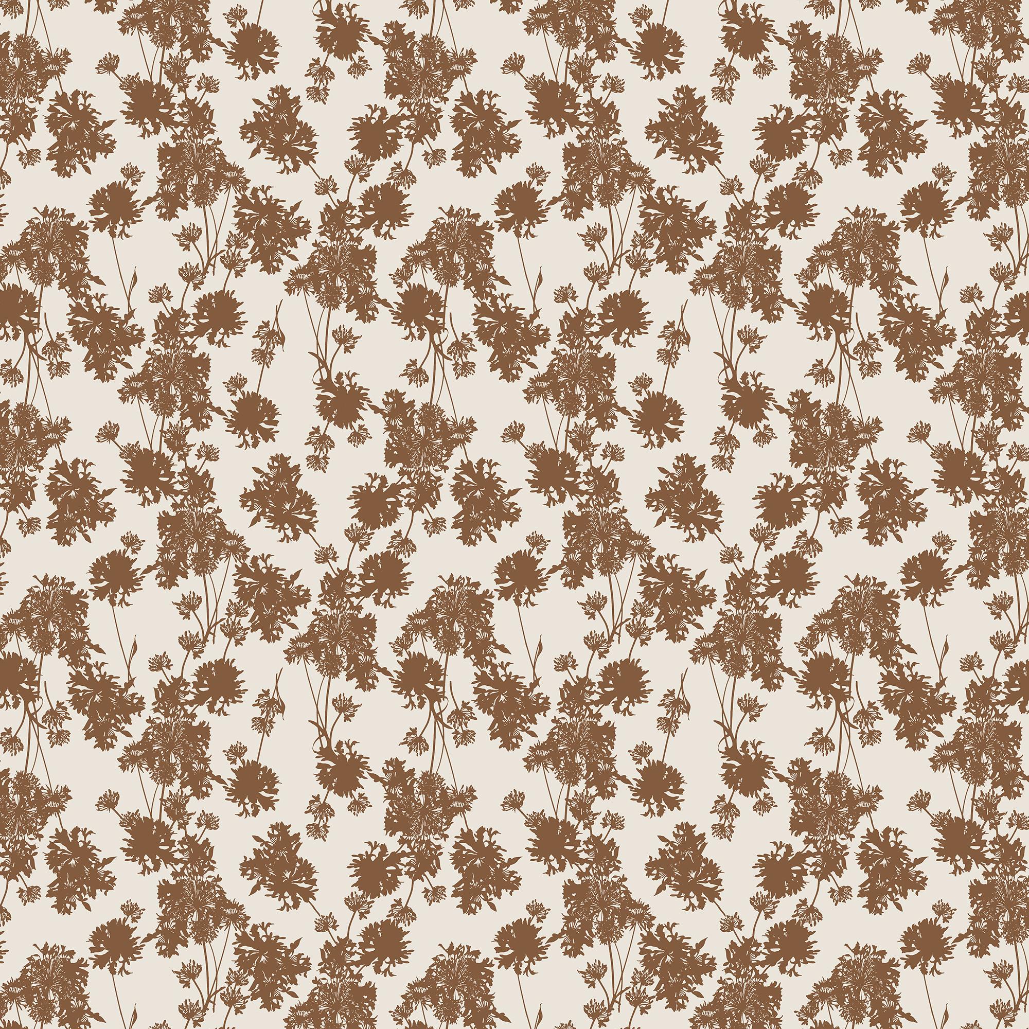 Greensward Wallpaper in Terracotta II, 52" x 132"