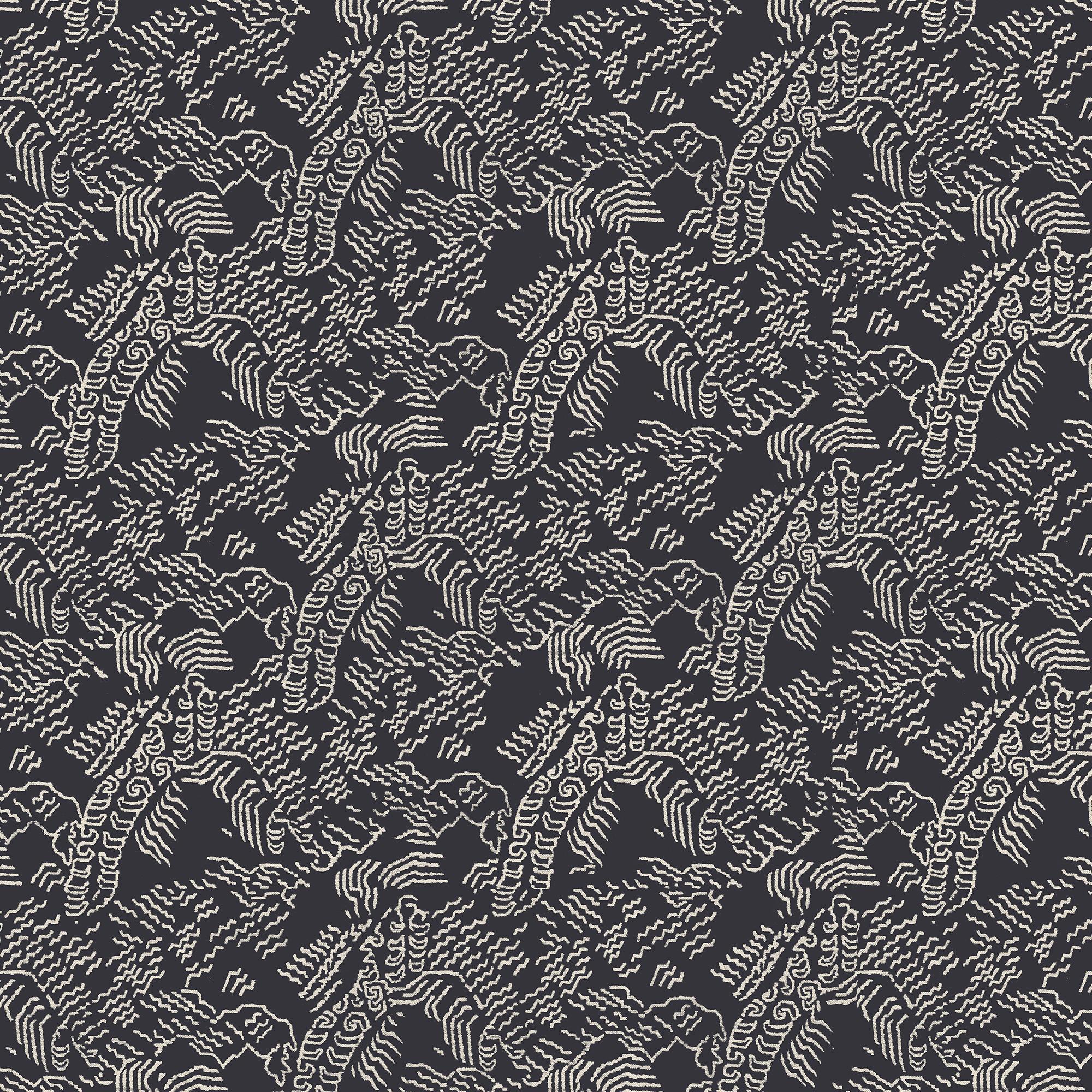 Plateau Wallpaper in Black I, 52" x 132"