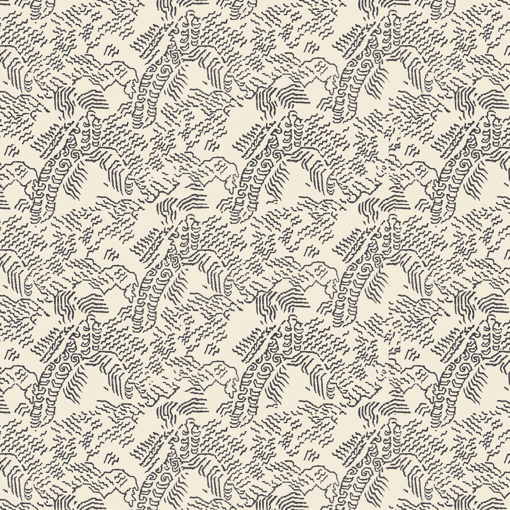 Plateau Wallpaper in Black II, 52" x 132"