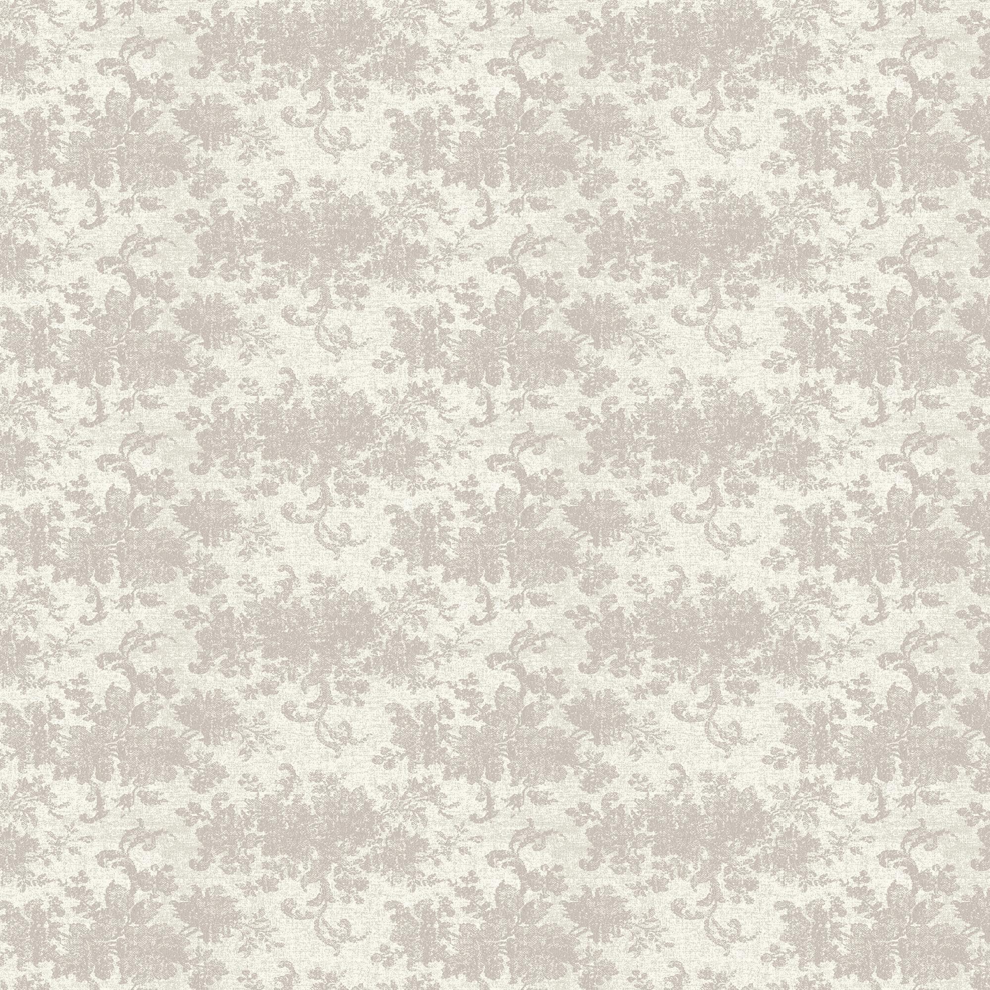 Brocade Wallpaper in Grey II, 52" x 132"